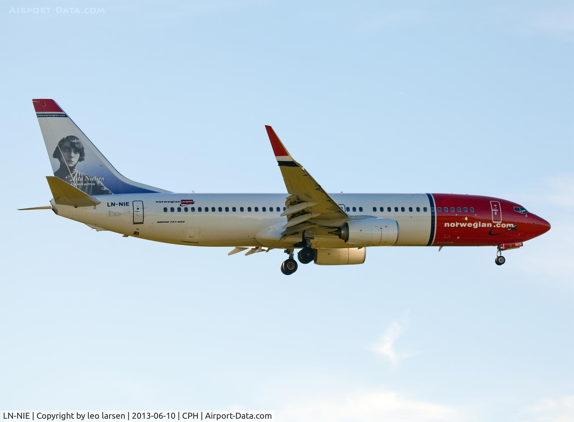 LN-NIE, 2012 Boeing 737-8JP C/N 39435, Copenhagen 10.6.13