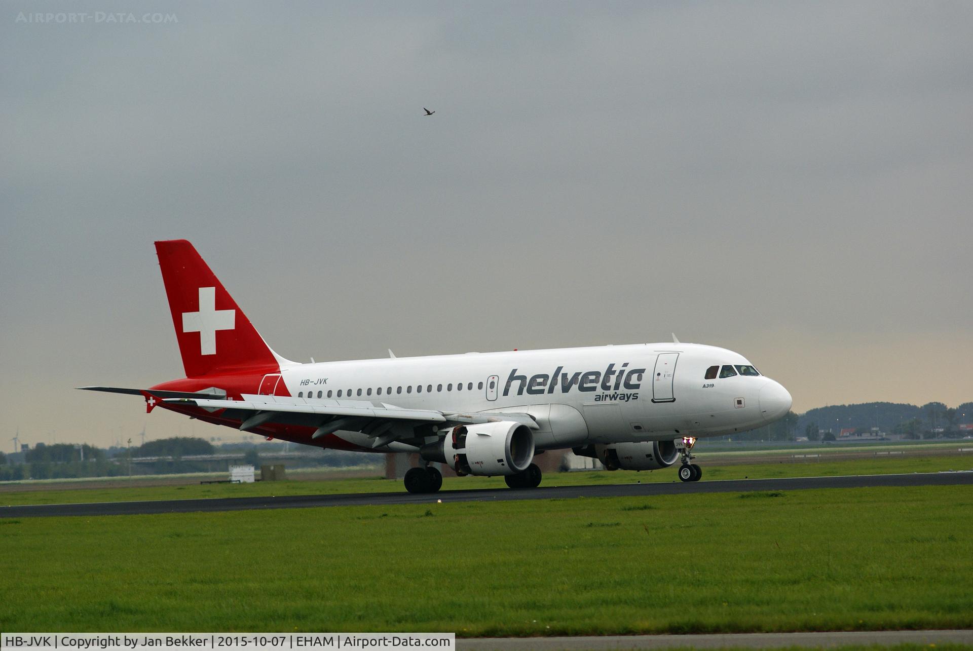 HB-JVK, 2003 Airbus A319-112 C/N 1886, Schiphol, Polderbaan, arriving