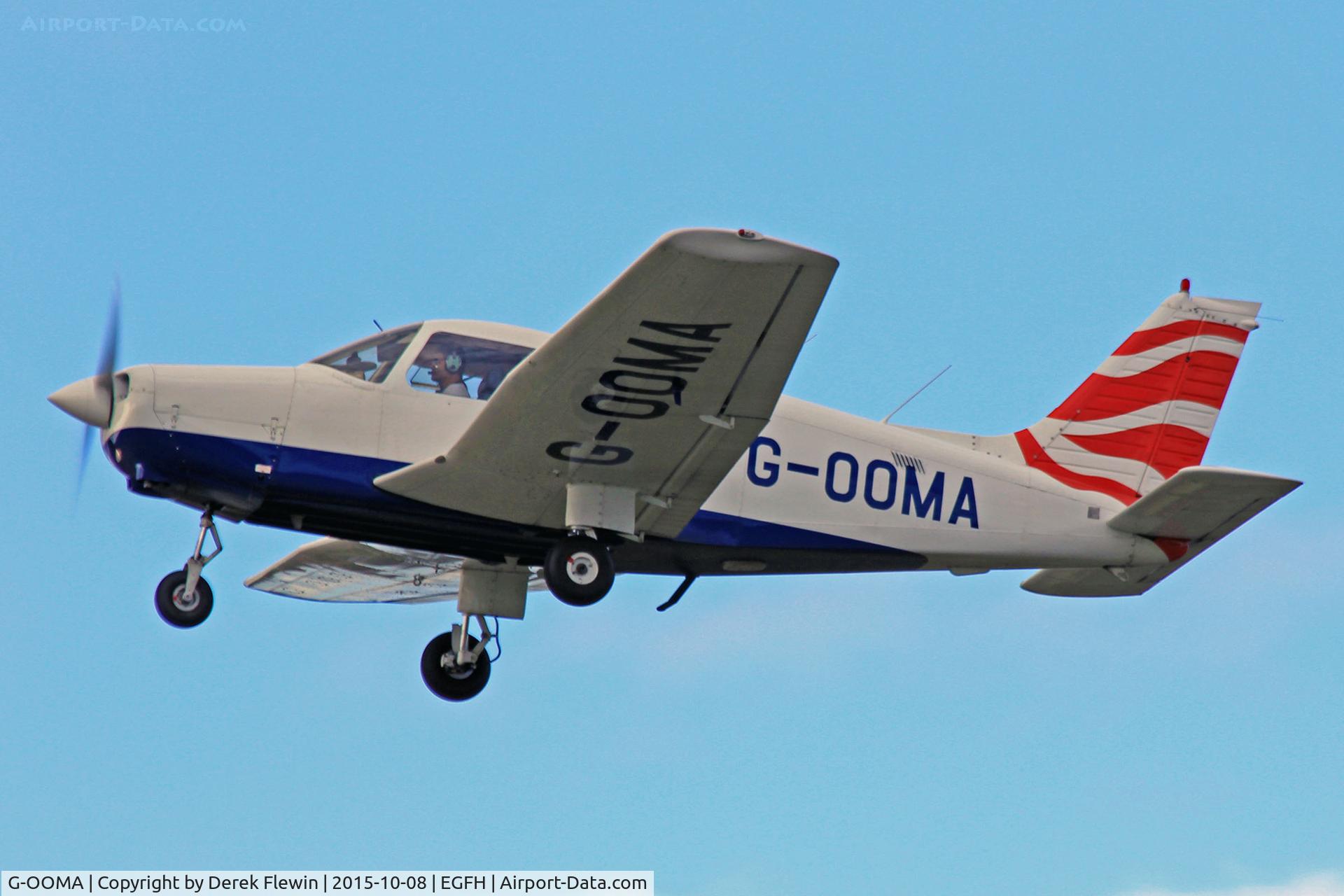 G-OOMA, 1981 Piper PA-28-161 Cherokee Warrior II C/N 28-8116030, Cherokee Warrior II, Gloucester Staverton based, previously N8260W, G-BRBB, still flying its ex British Airways Flying Club tail art, seen en-route rtb.