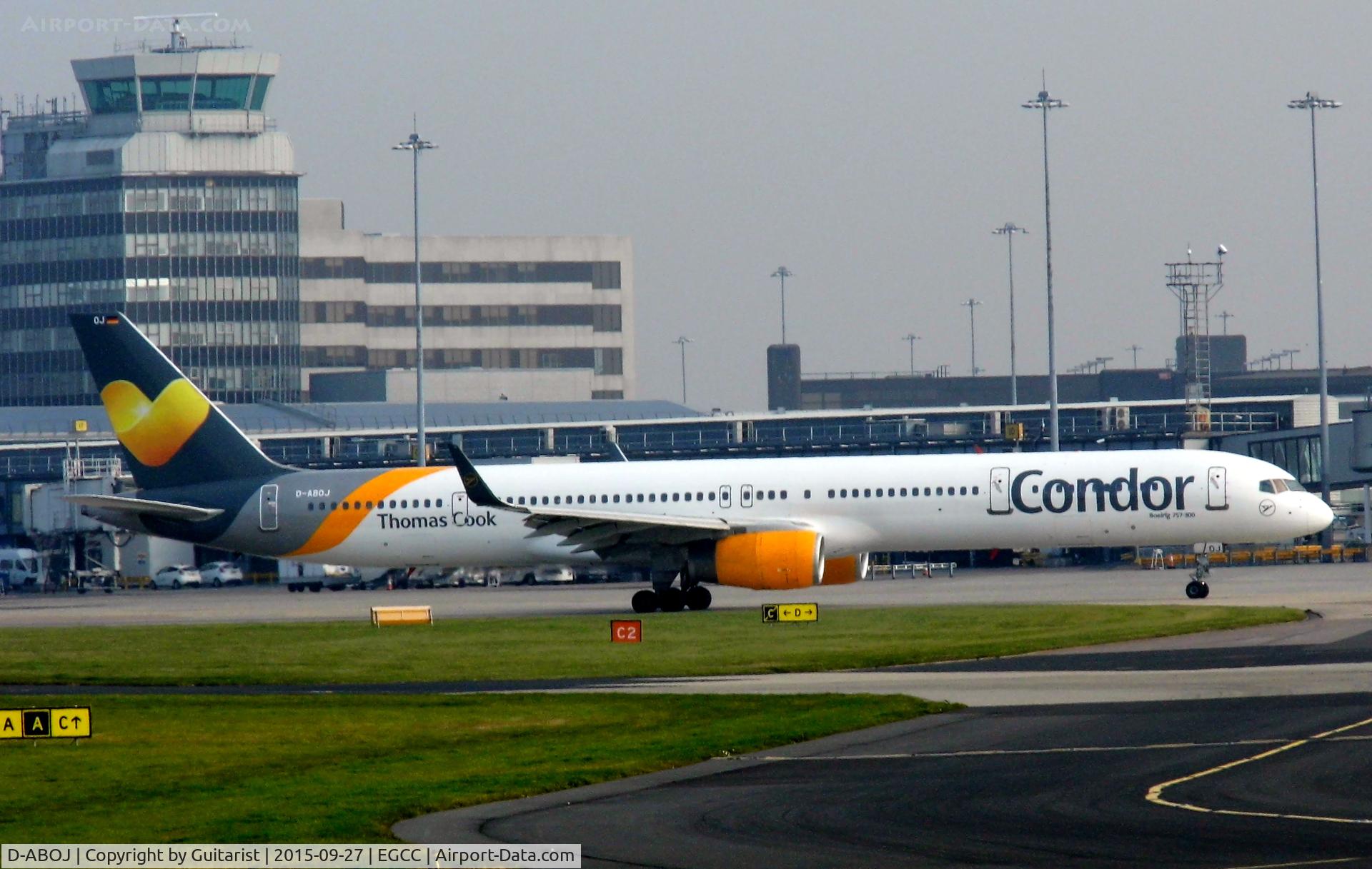 D-ABOJ, 2000 Boeing 757-330 C/N 29019, At Manchester