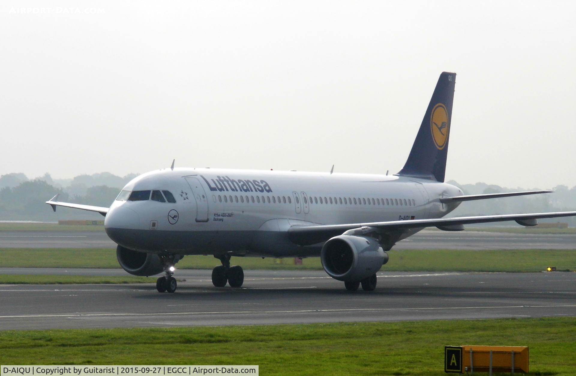D-AIQU, 2000 Airbus A320-211 C/N 1365, At Manchester