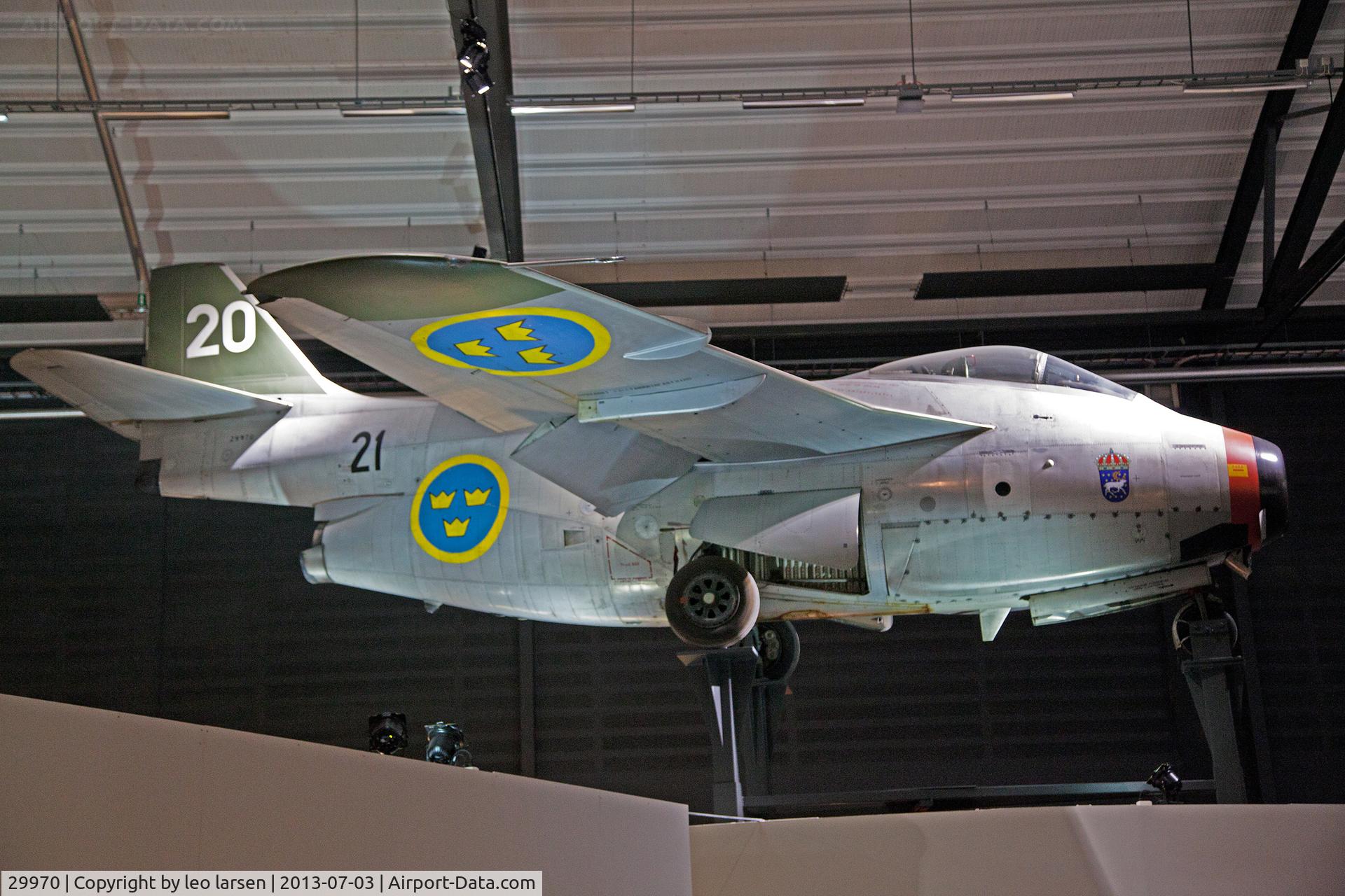 29970, Saab J-29C Tunnan C/N 29-970, Flygvapen Museum Linkôping 3.7.13