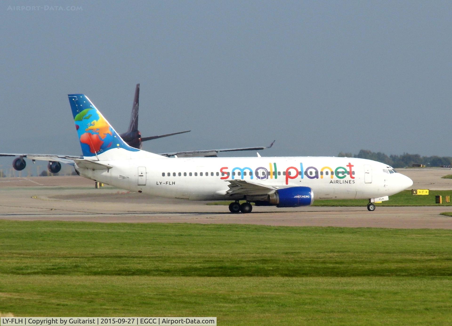 LY-FLH, 1992 Boeing 737-382 C/N 25161, At Manchester