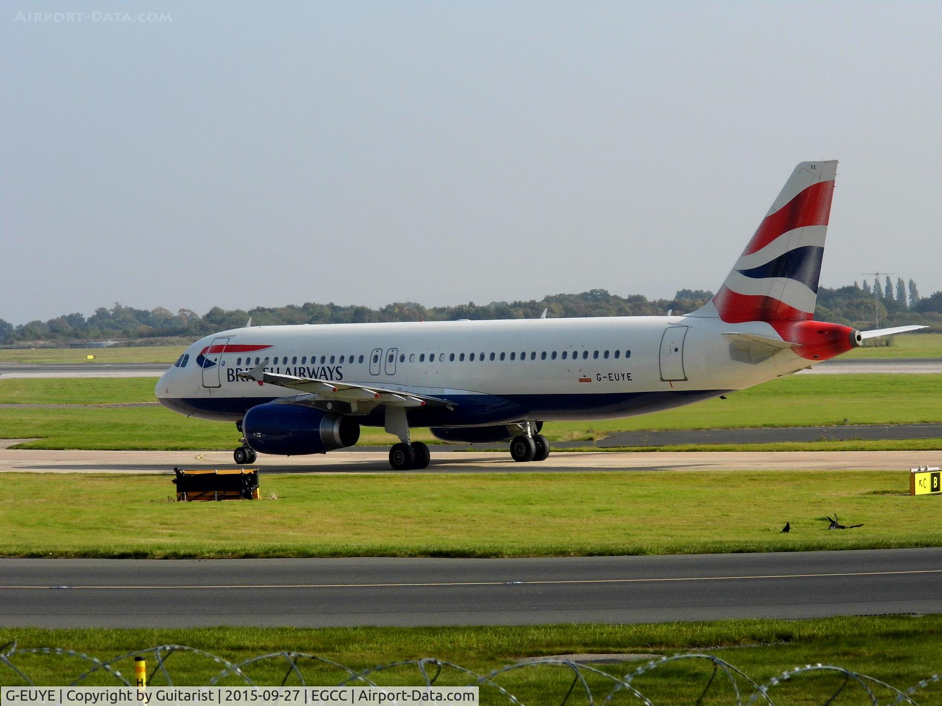 G-EUYE, 2009 Airbus A320-232 C/N 3912, At Manchester