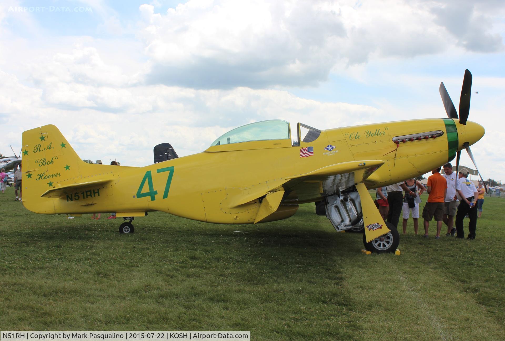 N51RH, North American P-51D Mustang C/N 44-74739, North American P-51D