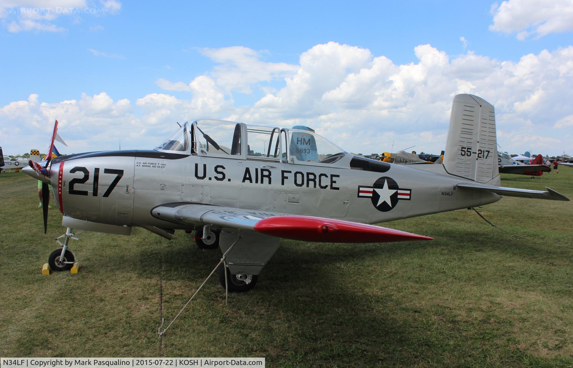N34LF, 1955 Beech T-34A Mentor C/N G-774, Beech T-34A