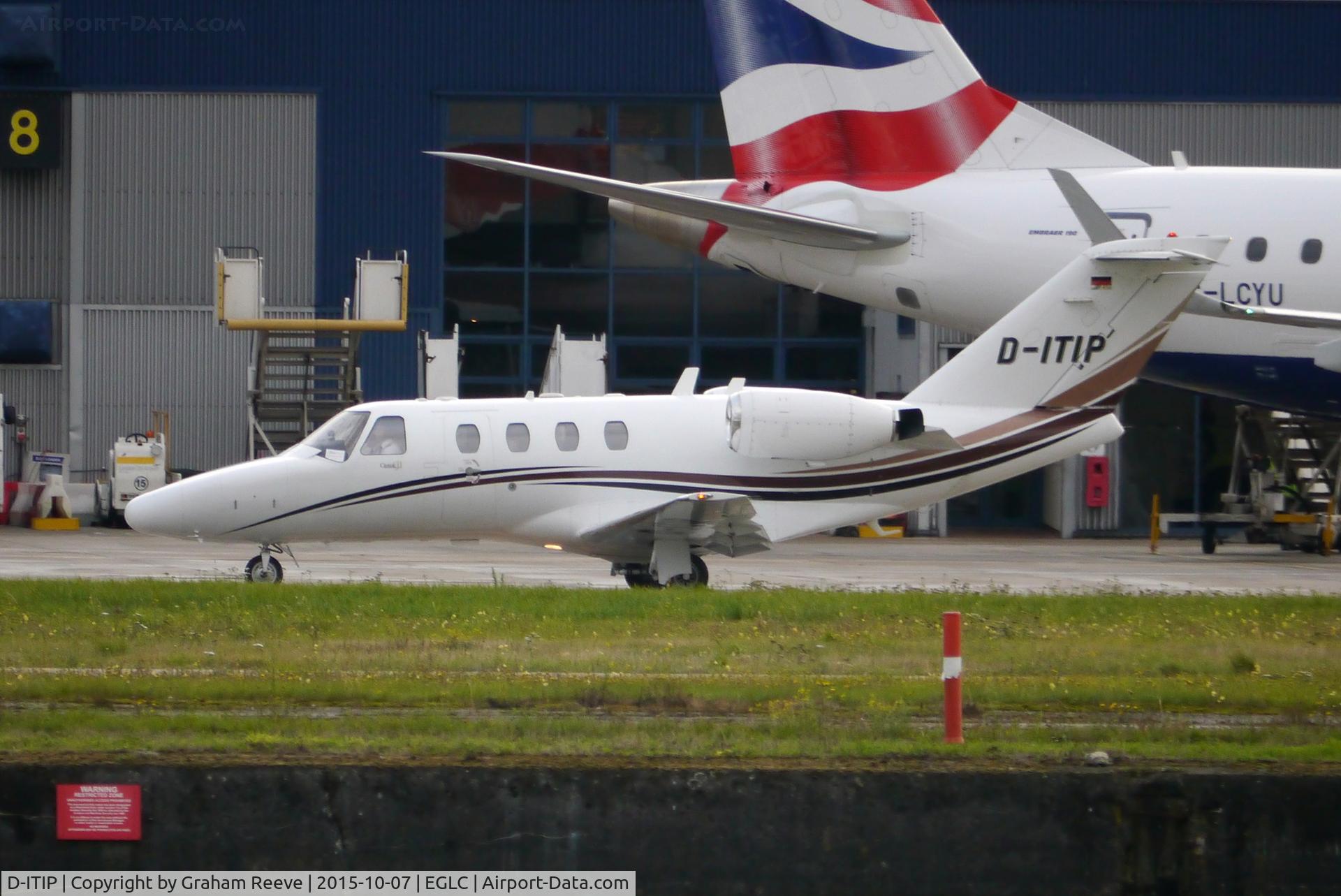 D-ITIP, 2002 Cessna 525 CitationJet CJ1 C/N 525-0494, About to depart.