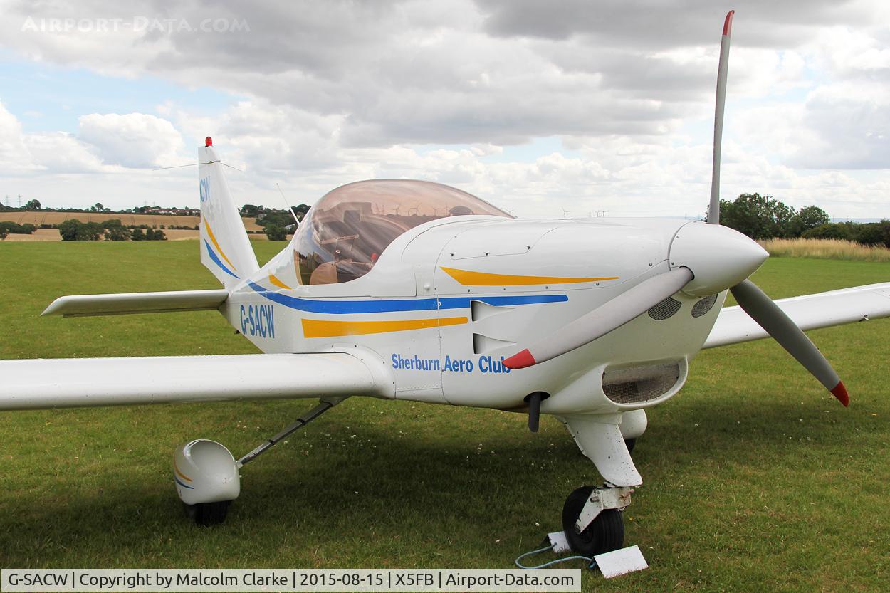 G-SACW, 2011 Aero AT-3 R100 C/N AT3-058, Aero AT-3 R100, Fishburn Airfield, August 15th 2015.