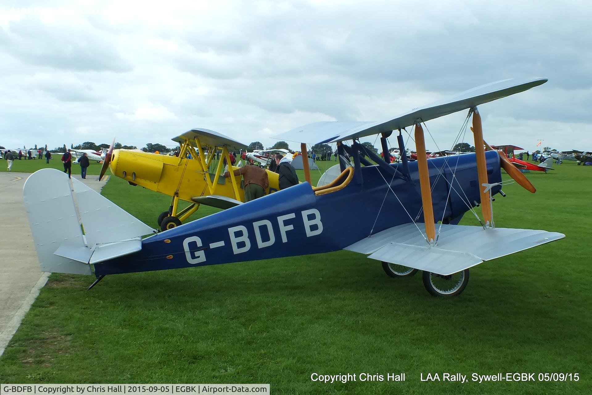 G-BDFB, 1991 Currie Wot C/N PFA 3008, at the LAA Rally 2015, Sywell