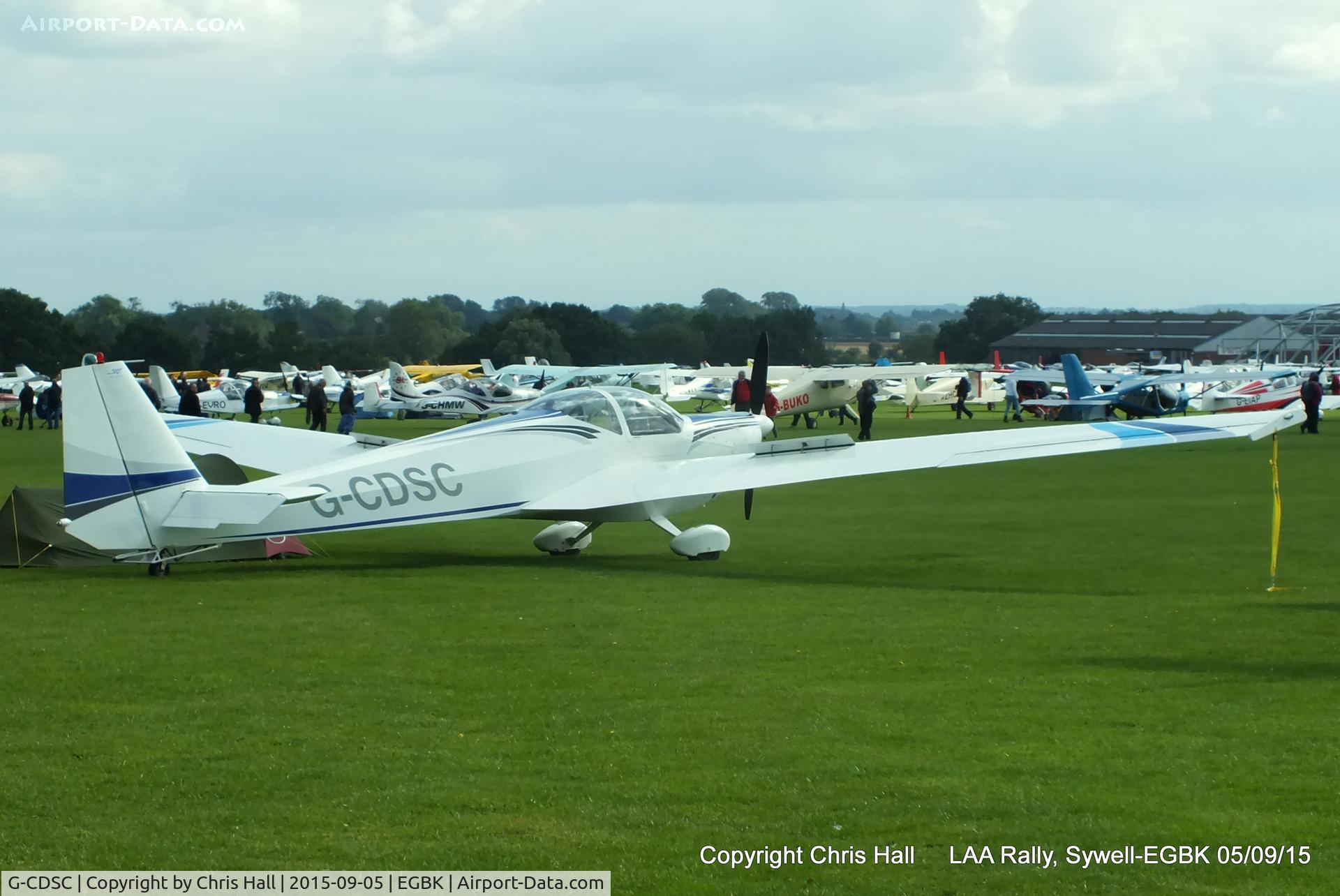 G-CDSC, 1999 Scheibe SF-25C Falke C/N 44643, at the LAA Rally 2015, Sywell