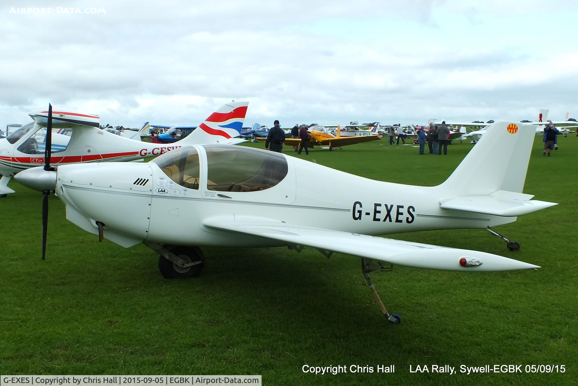 G-EXES, 2005 Europa XS Monowheel C/N PFA 247-13574, at the LAA Rally 2015, Sywell