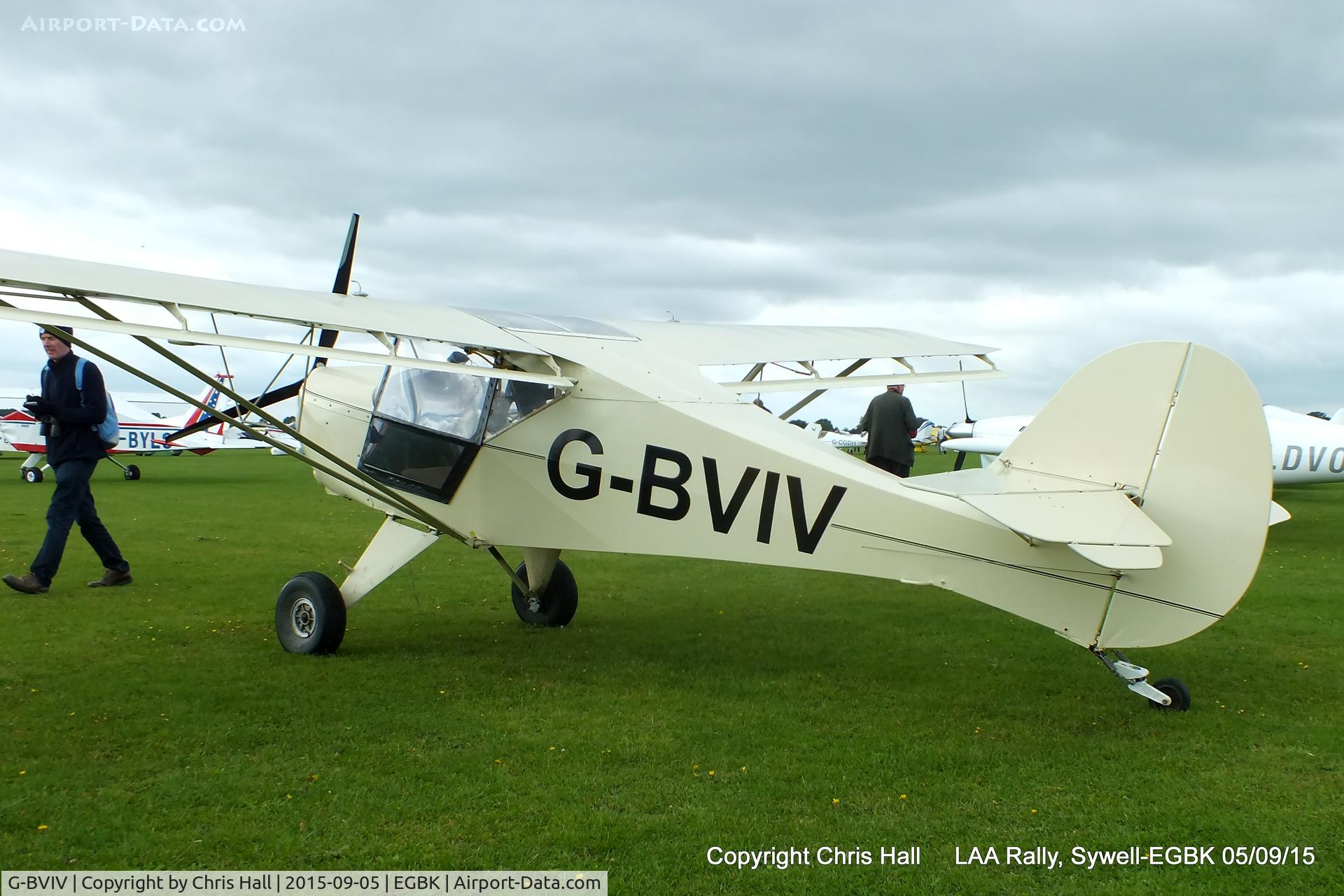 G-BVIV, 1995 Avid Speed Wing C/N PFA 189-12034, at the LAA Rally 2015, Sywell