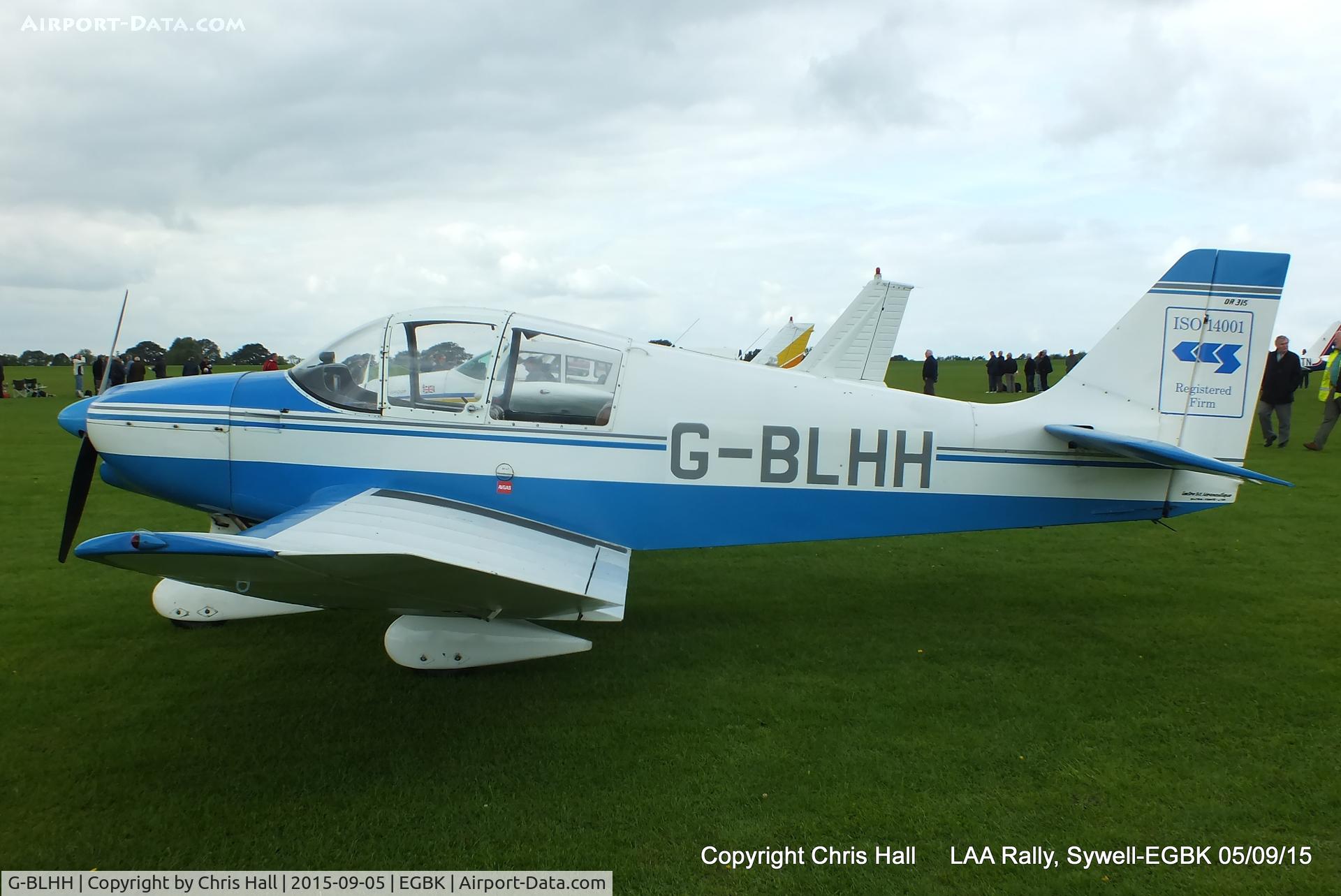 G-BLHH, 1968 CEA DR-315 C/N 324, at the LAA Rally 2015, Sywell