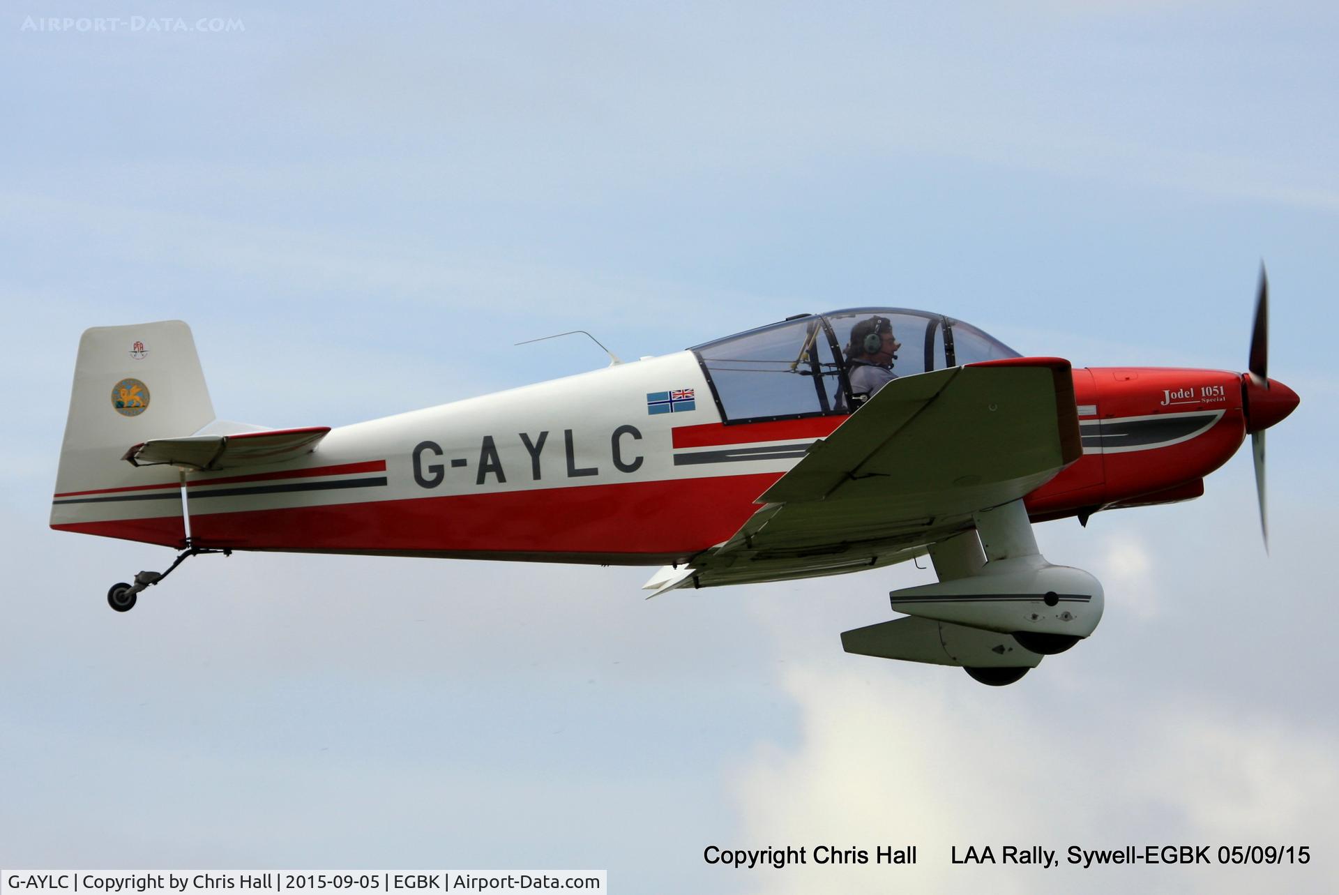 G-AYLC, 1964 CEA Jodel DR-1051 Ambassadeur C/N 536, at the LAA Rally 2015, Sywell