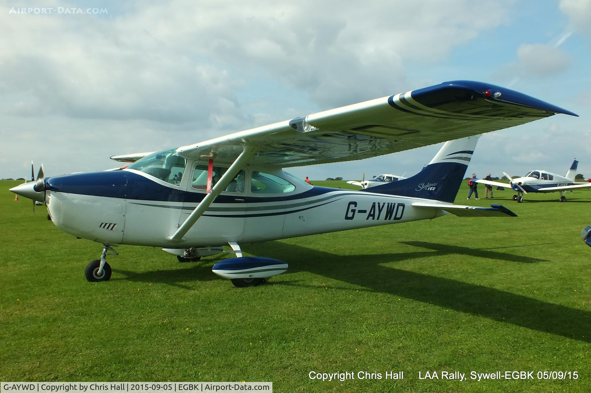 G-AYWD, 1971 Cessna 182N Skylane C/N 182-60468, at the LAA Rally 2015, Sywell