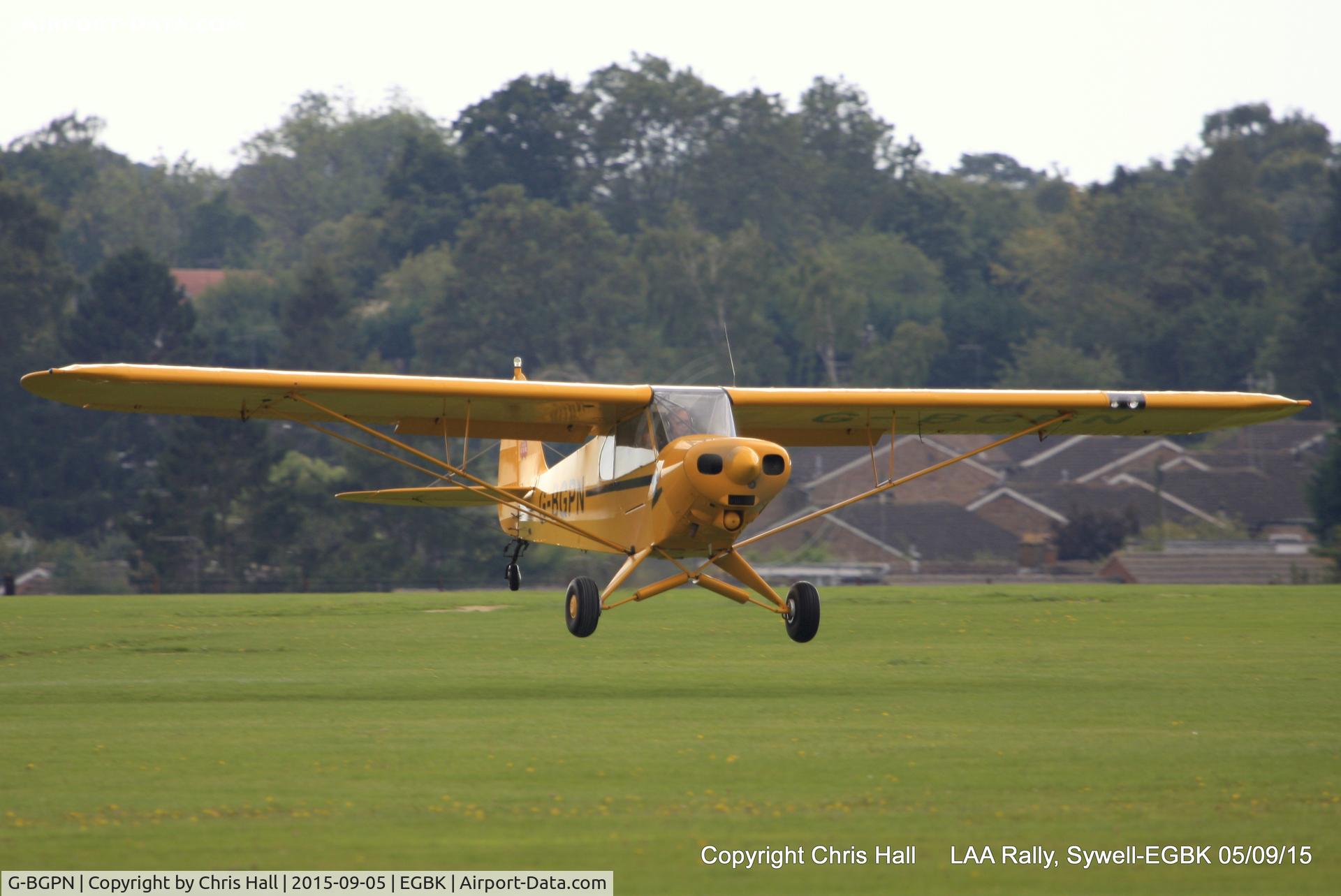 G-BGPN, 1978 Piper PA-18-150 Super Cub C/N 18-7909044, at the LAA Rally 2015, Sywell