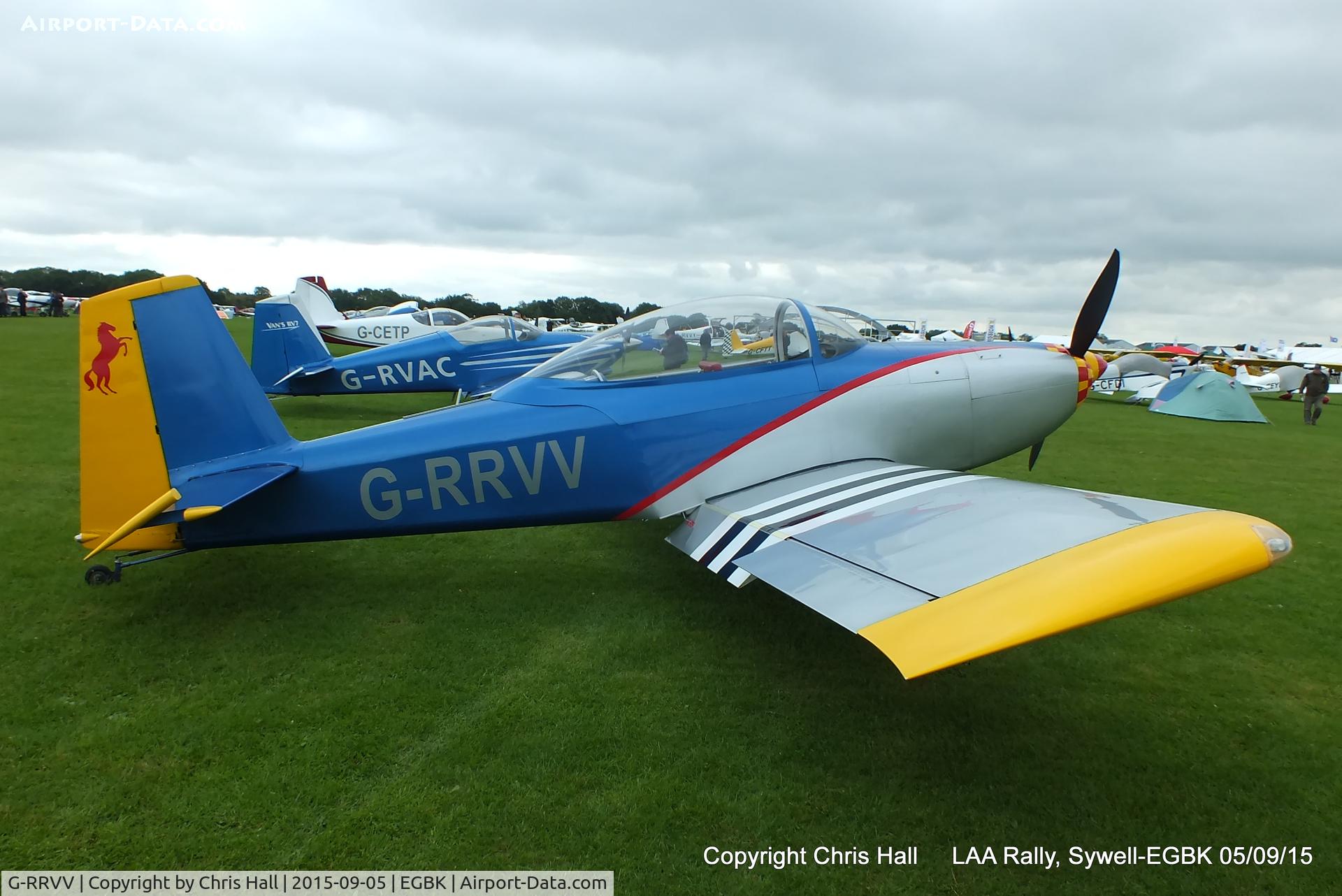 G-RRVV, 2006 Vans RV-8 C/N 82245, at the LAA Rally 2015, Sywell