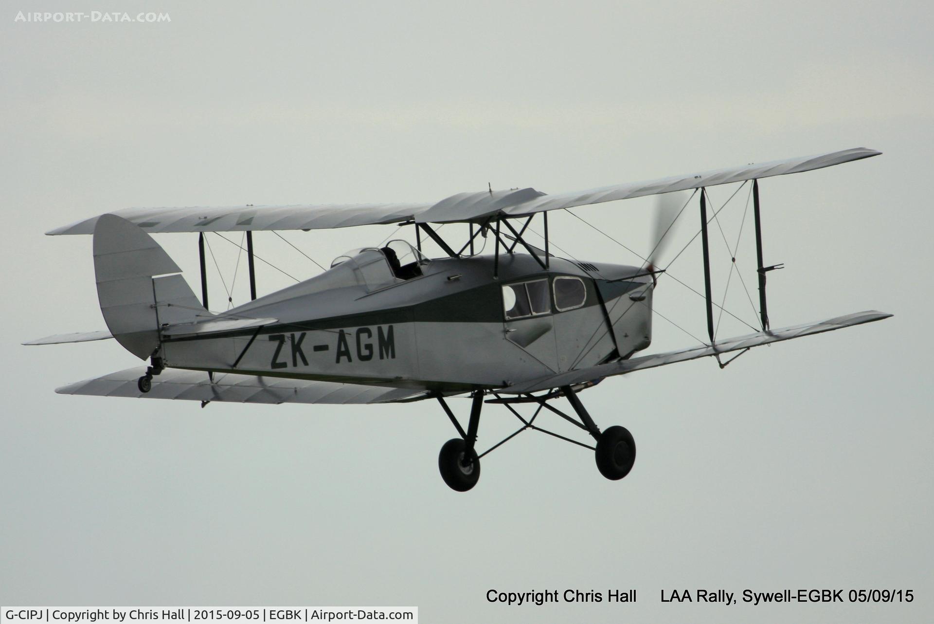 G-CIPJ, 1938 De Havilland DH.83 Fox Moth C/N TS2810, at the LAA Rally 2015, Sywell