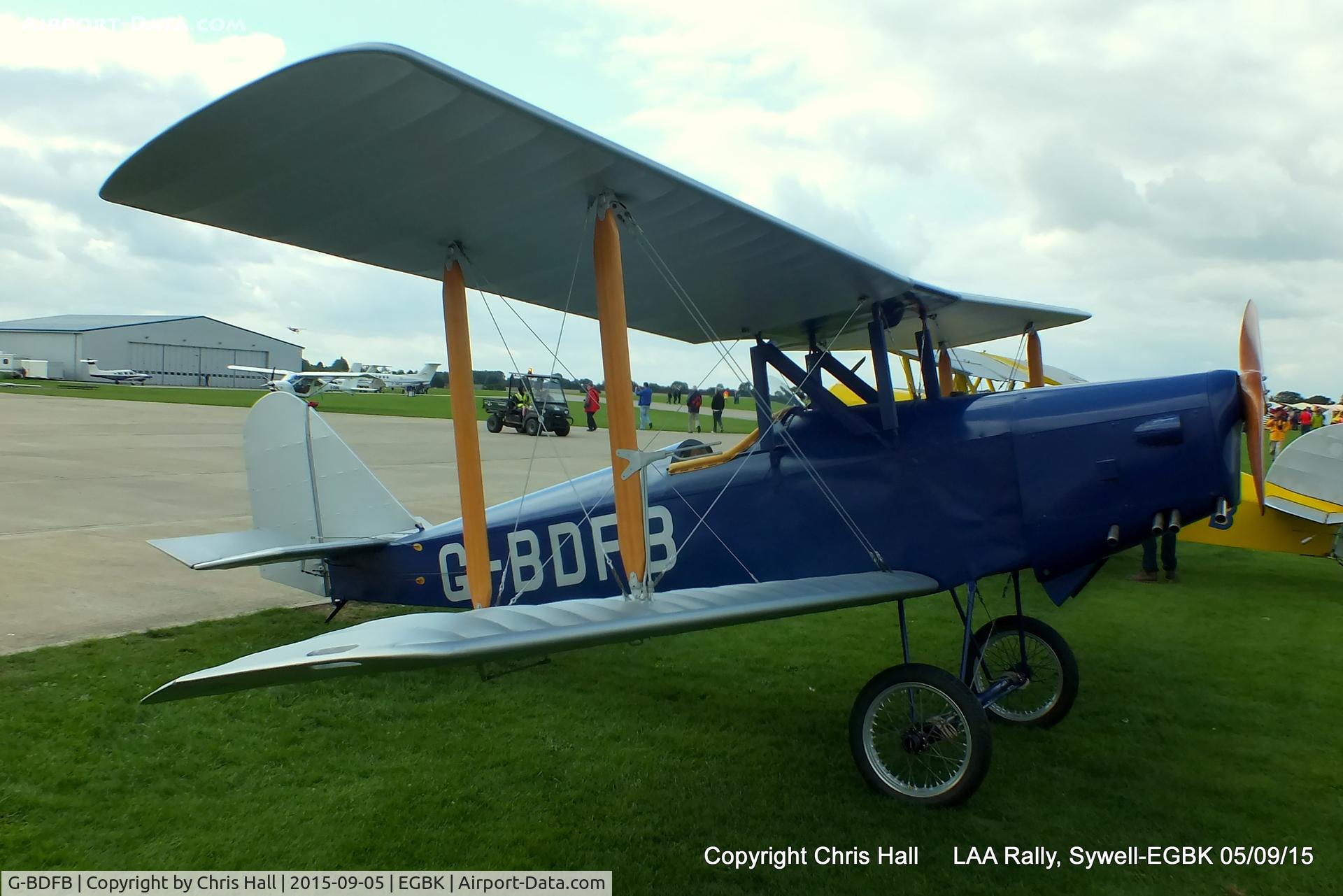 G-BDFB, 1991 Currie Wot C/N PFA 3008, at the LAA Rally 2015, Sywell