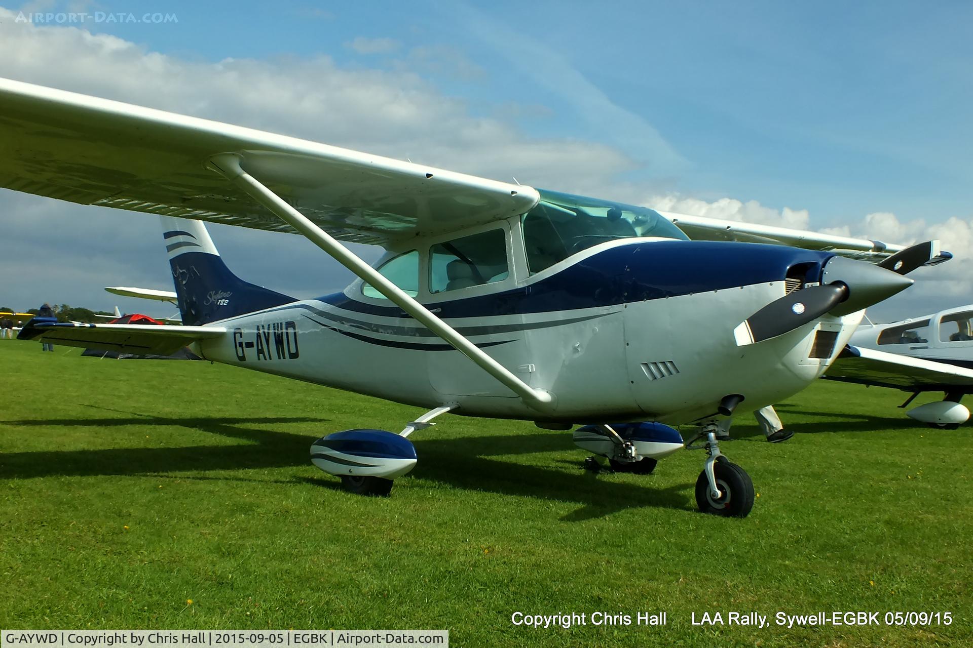 G-AYWD, 1971 Cessna 182N Skylane C/N 182-60468, at the LAA Rally 2015, Sywell