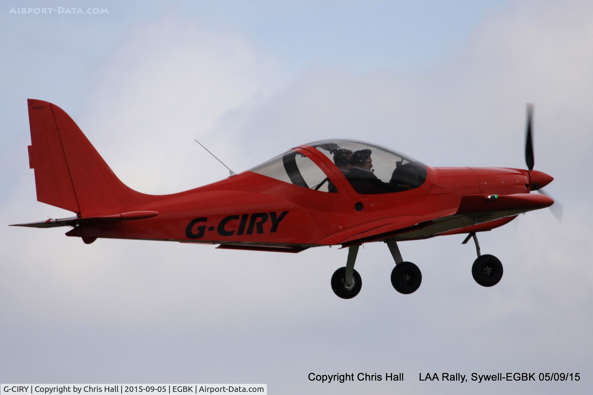 G-CIRY, 2015 Evektor EV-97 Eurostar SL C/N 2015-4222, at the LAA Rally 2015, Sywell