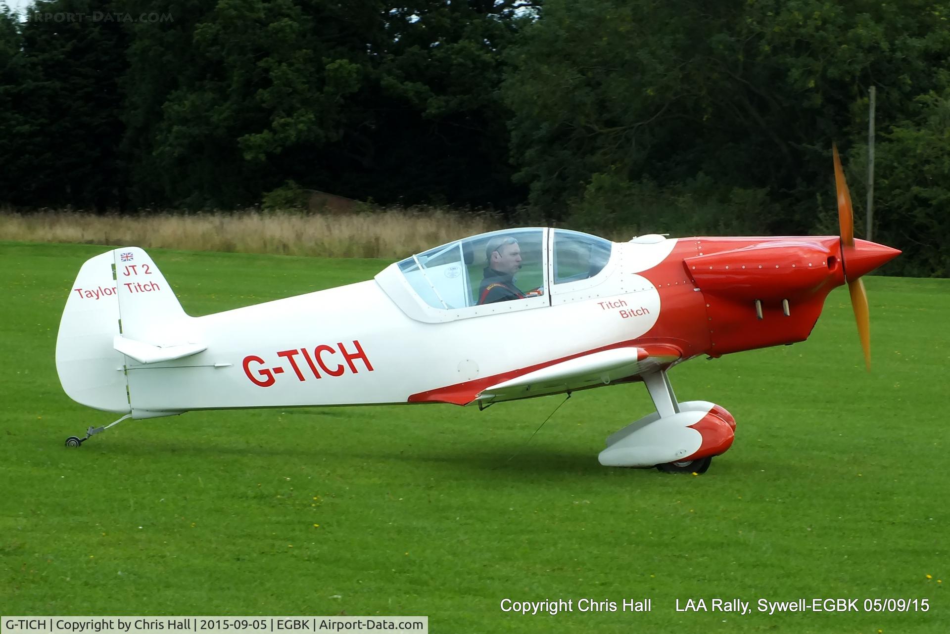 G-TICH, 2001 Taylor JT-2 Titch C/N PFA 060-3213, at the LAA Rally 2015, Sywell