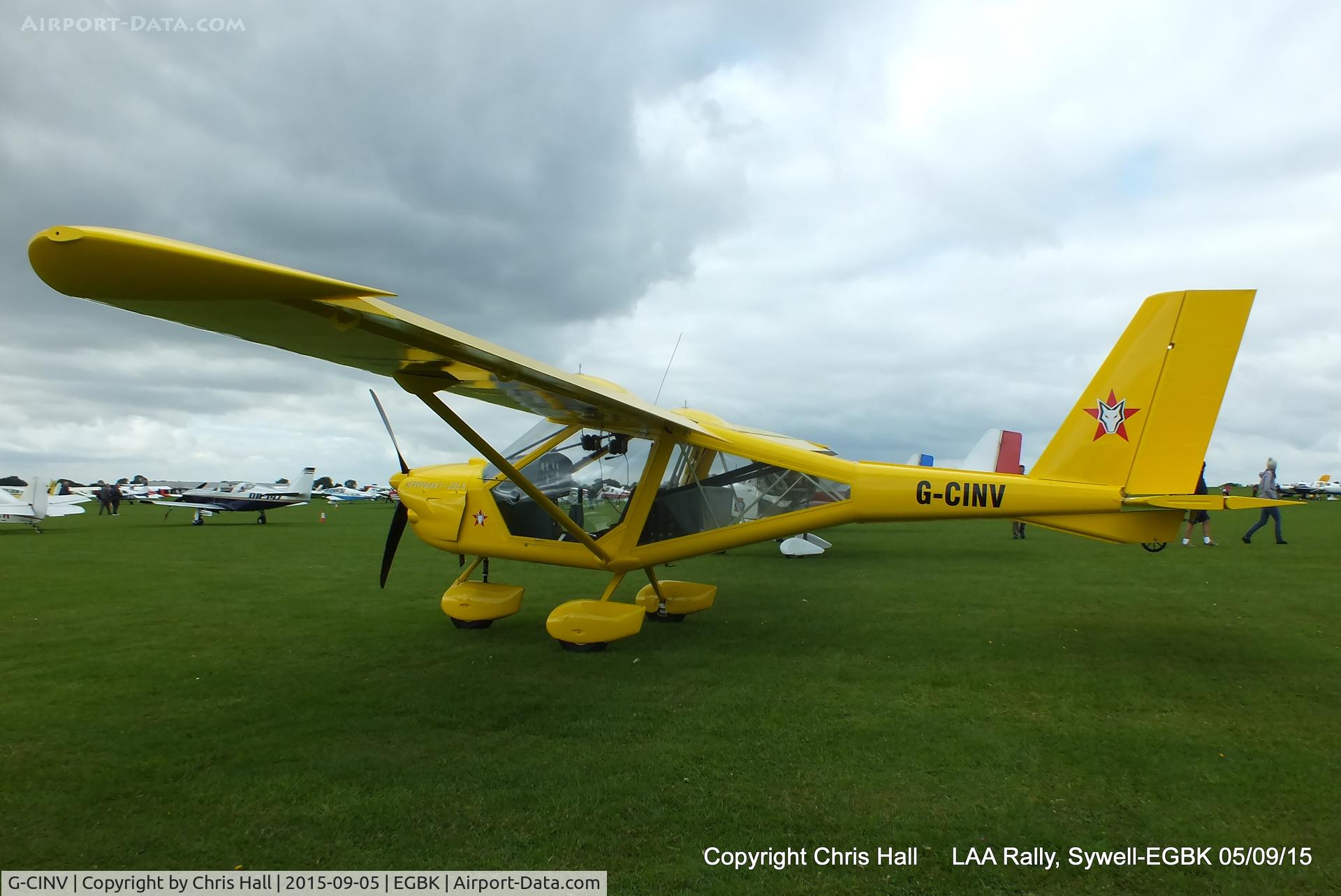 G-CINV, 2015 Aeroprakt A22-LS Foxbat C/N LAA 317B-15316, at the LAA Rally 2015, Sywell