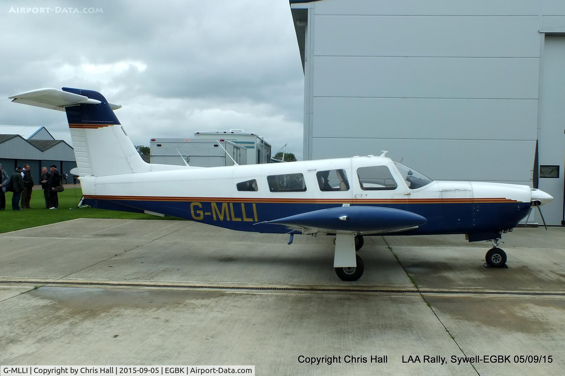 G-MLLI, 1978 Piper PA-32RT-300 Lance II C/N 32R-7885098, at the LAA Rally 2015, Sywell