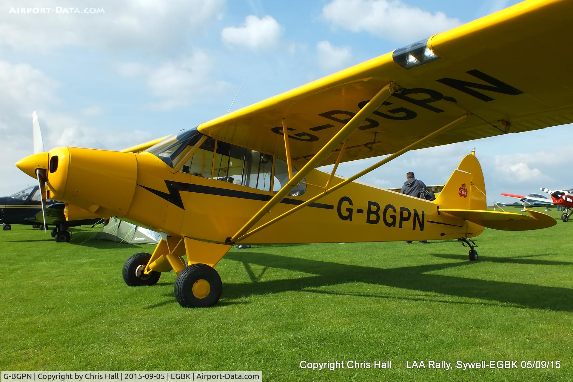 G-BGPN, 1978 Piper PA-18-150 Super Cub C/N 18-7909044, at the LAA Rally 2015, Sywell