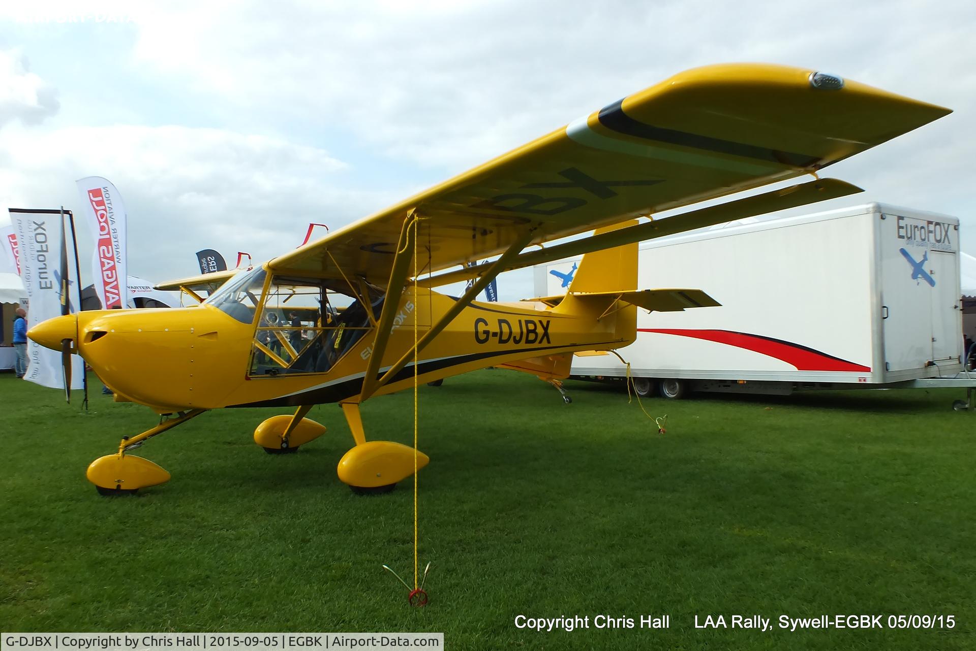 G-DJBX, 2015 Aeropro Eurofox 912(IS) C/N LAA 376-15268, at the LAA Rally 2015, Sywell