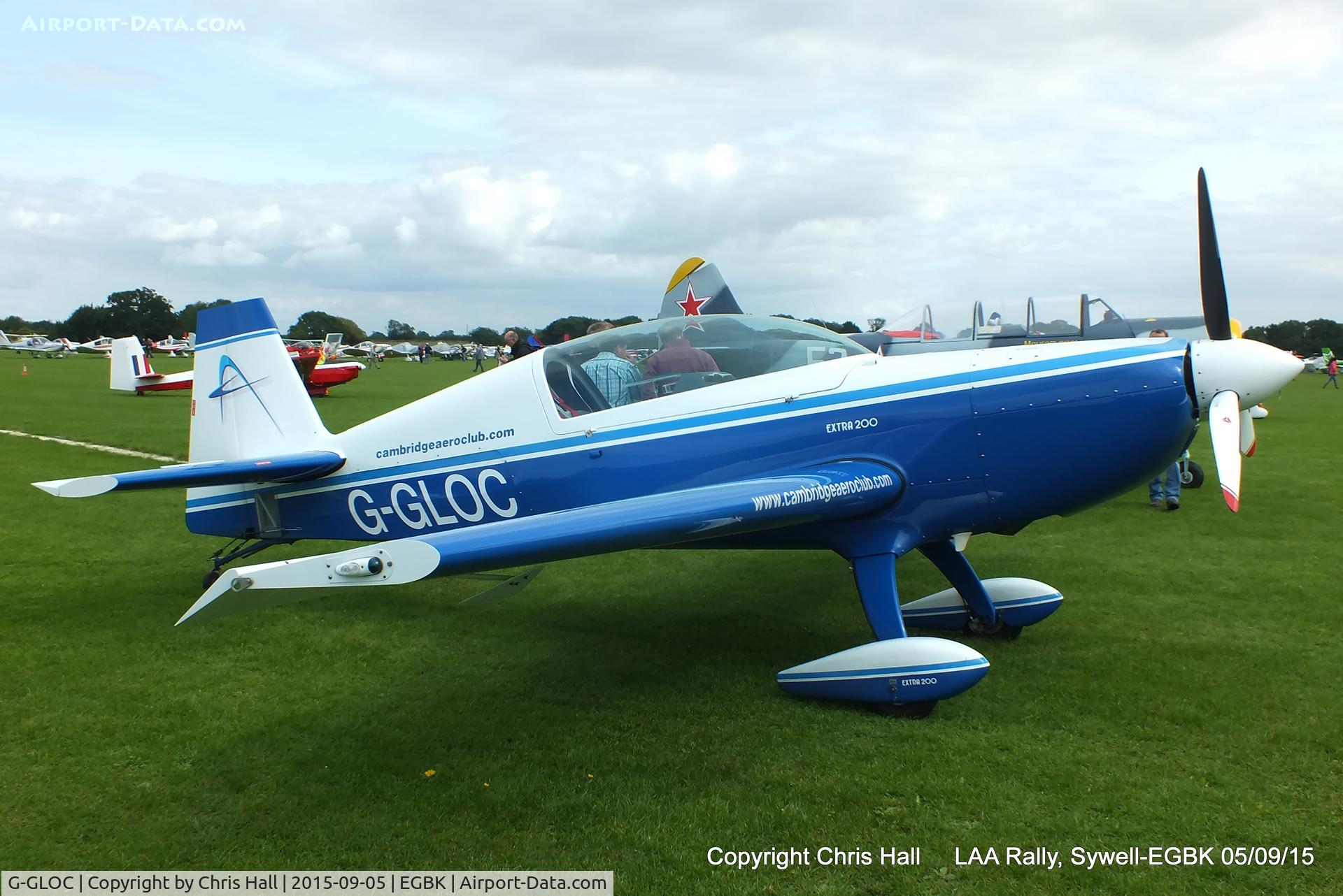 G-GLOC, 2007 Extra EA-300/200 C/N 1039, at the LAA Rally 2015, Sywell