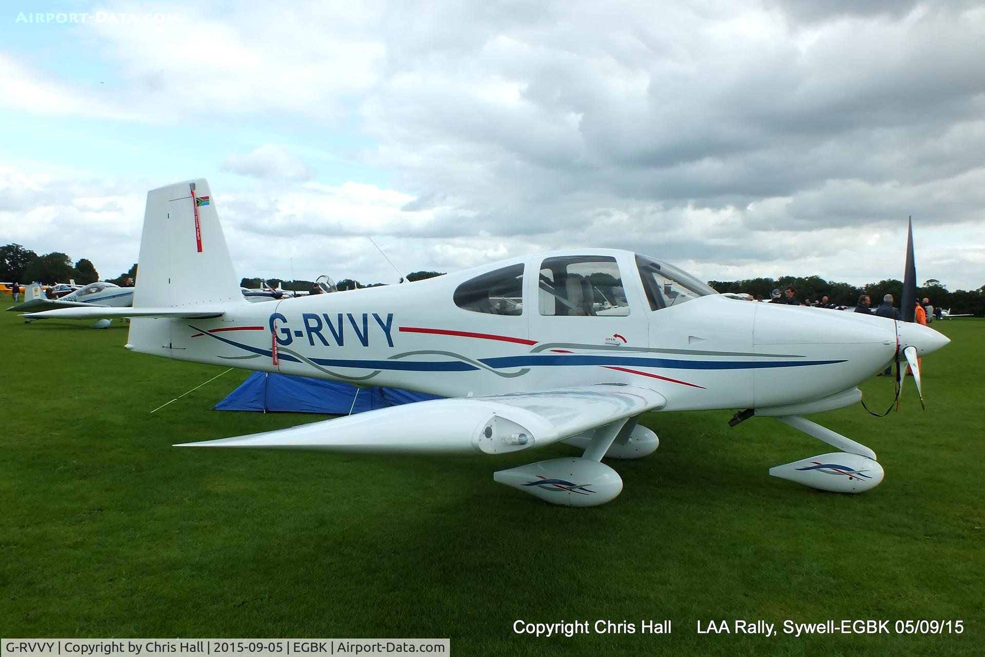 G-RVVY, 2007 Vans RV-10 C/N PFA 339-14599, at the LAA Rally 2015, Sywell