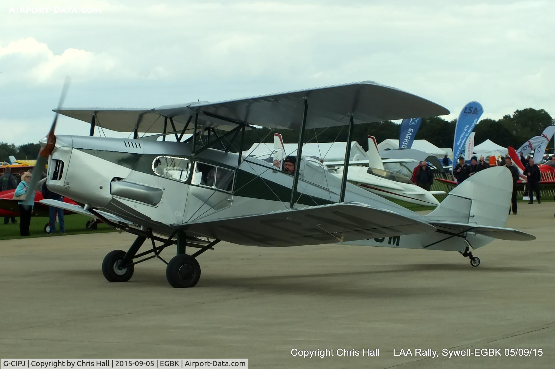 G-CIPJ, 1938 De Havilland DH.83 Fox Moth C/N TS2810, at the LAA Rally 2015, Sywell