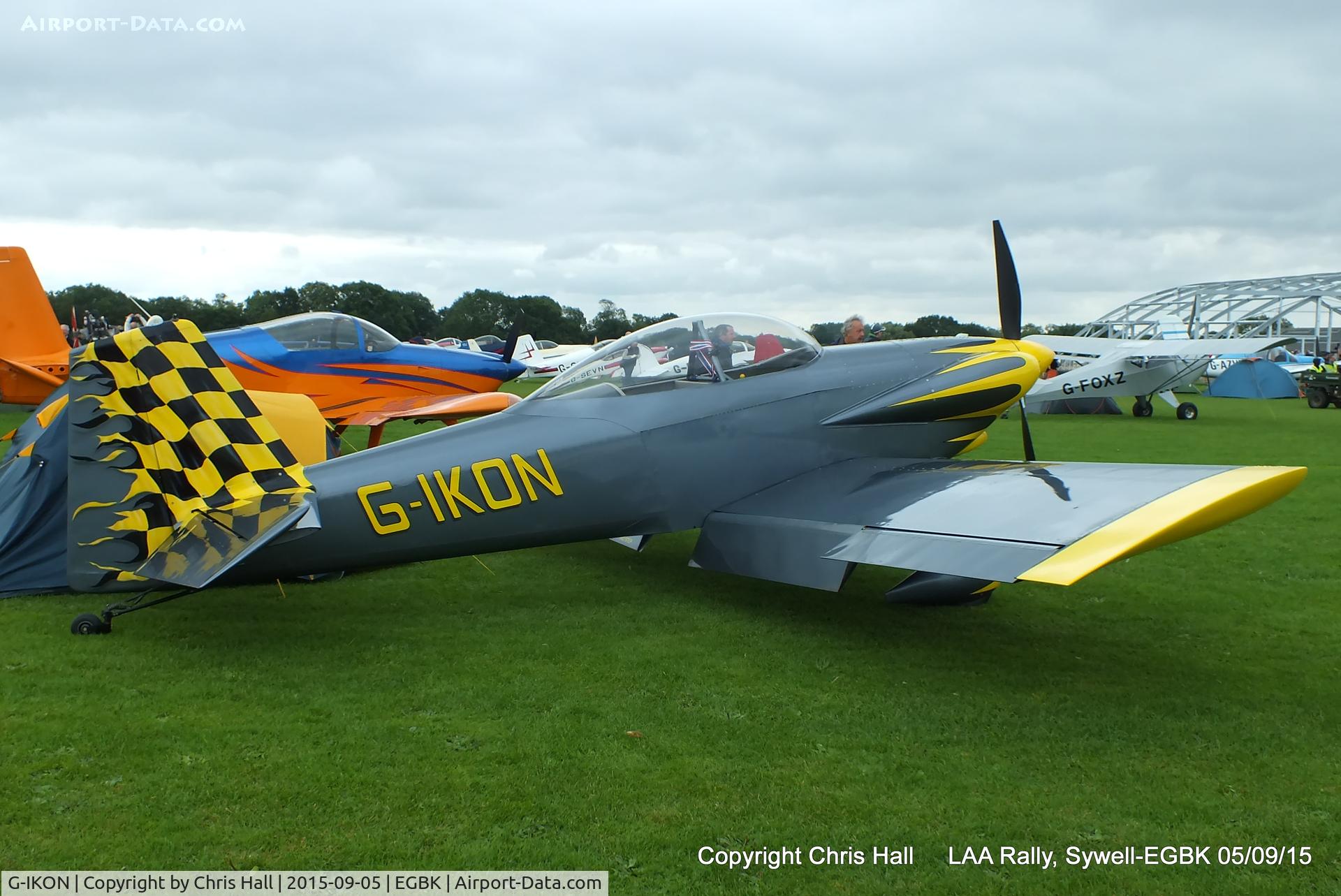 G-IKON, 2006 Vans RV-4 C/N PFA 181-14474, at the LAA Rally 2015, Sywell