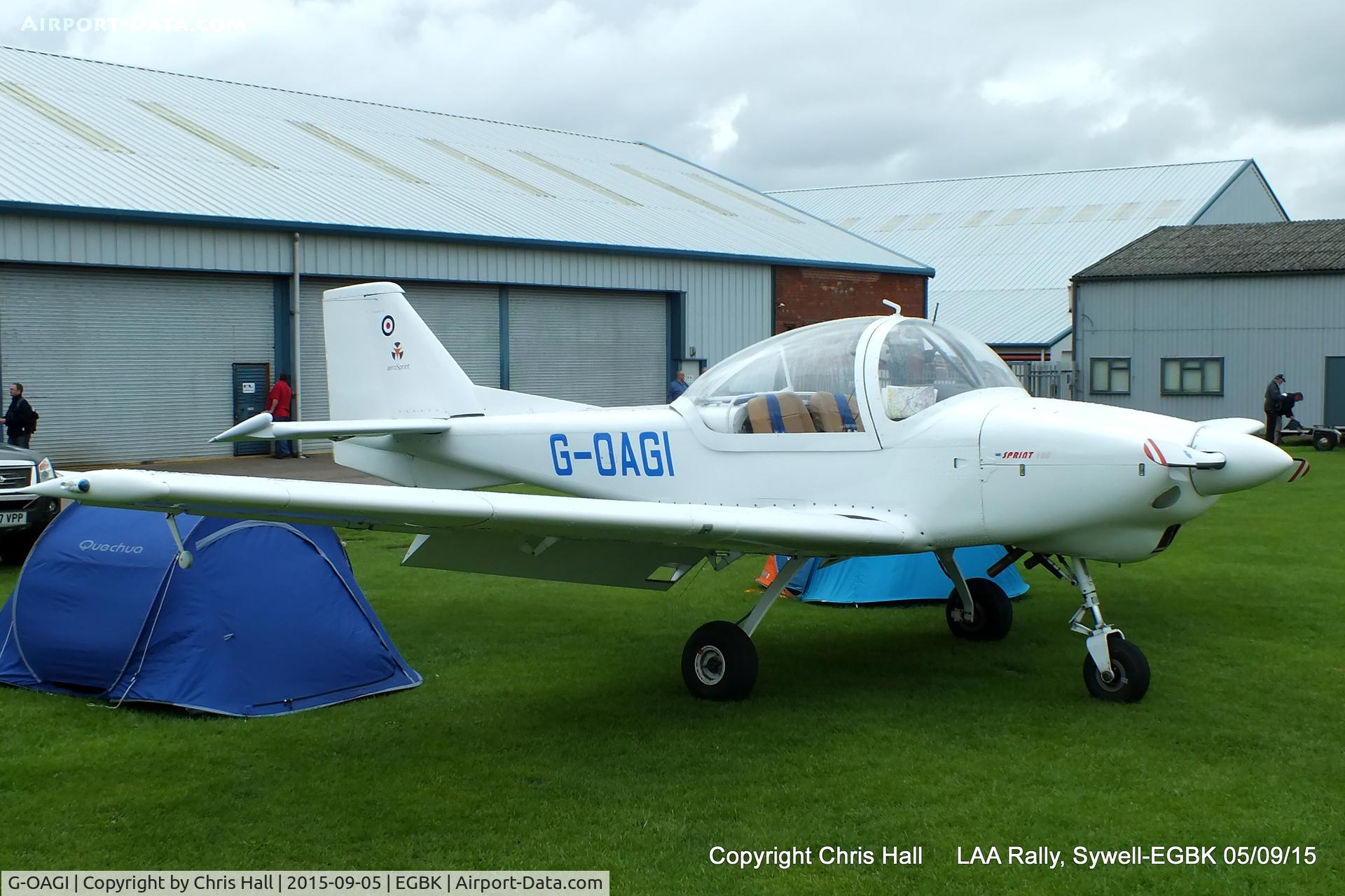 G-OAGI, 1993 FLS Aerospace Sprint 160 C/N 001, at the LAA Rally 2015, Sywell