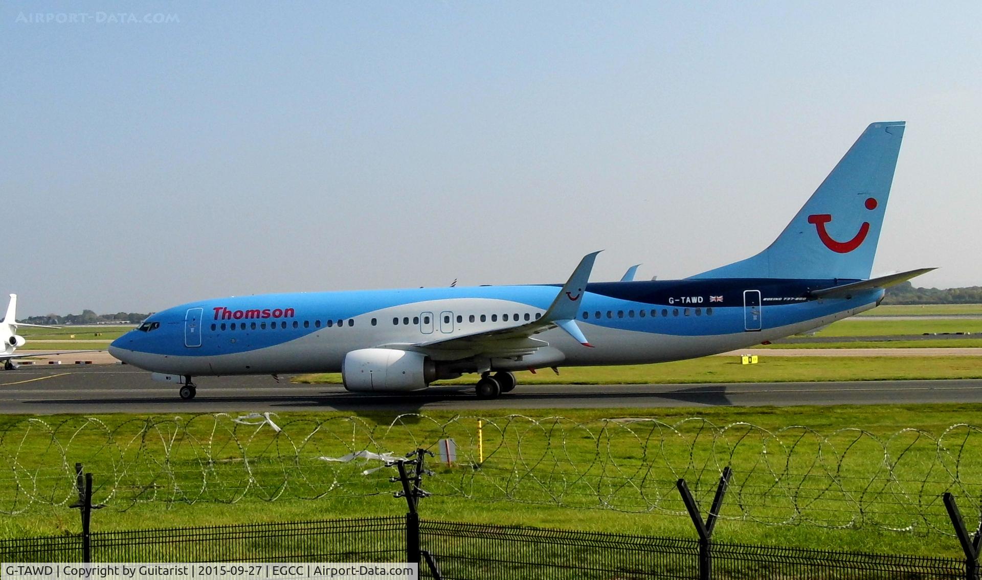 G-TAWD, 2012 Boeing 737-8K5 C/N 37265, At Manchester