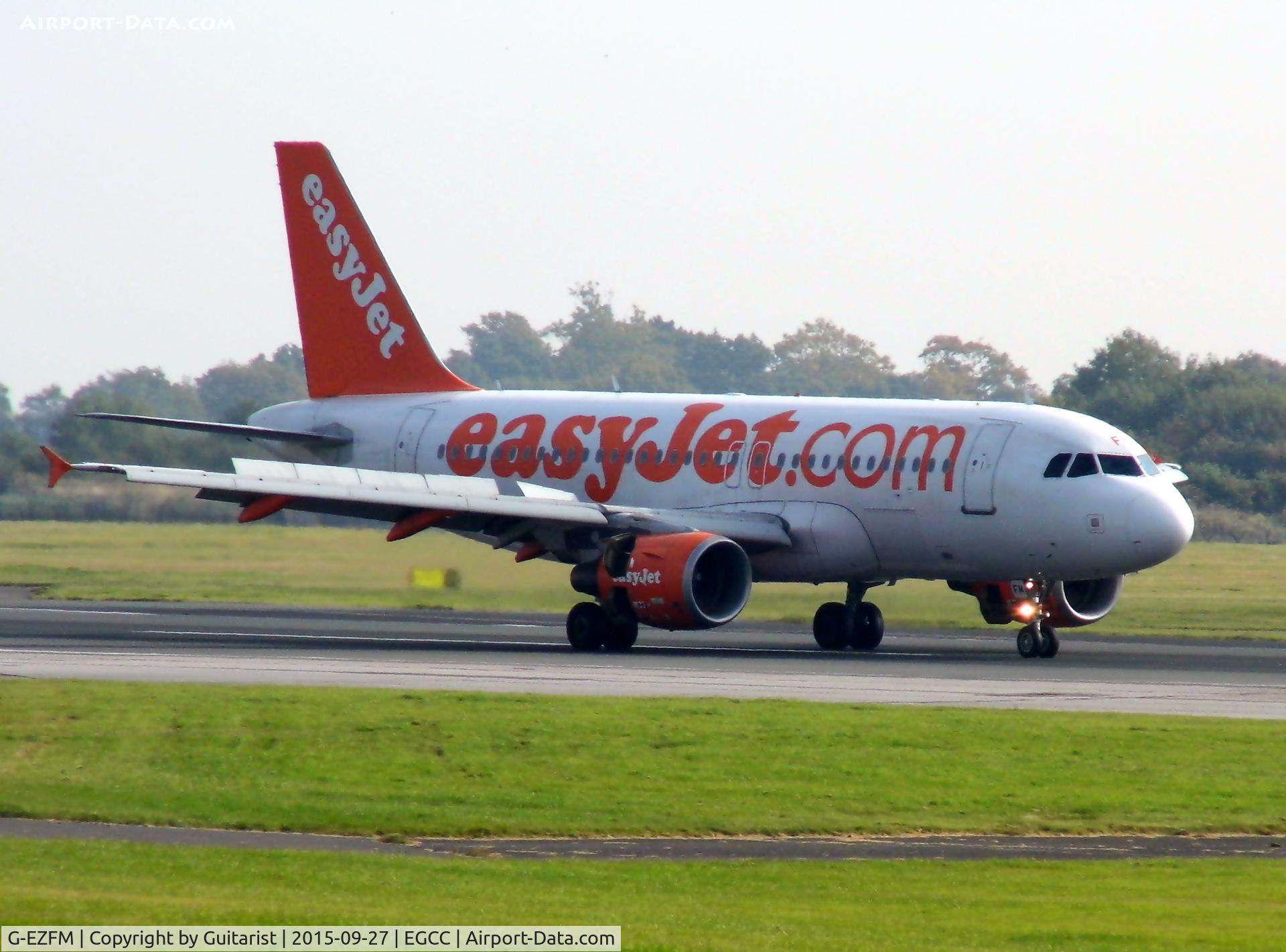 G-EZFM, 2009 Airbus A319-111 C/N 4069, At Manchester