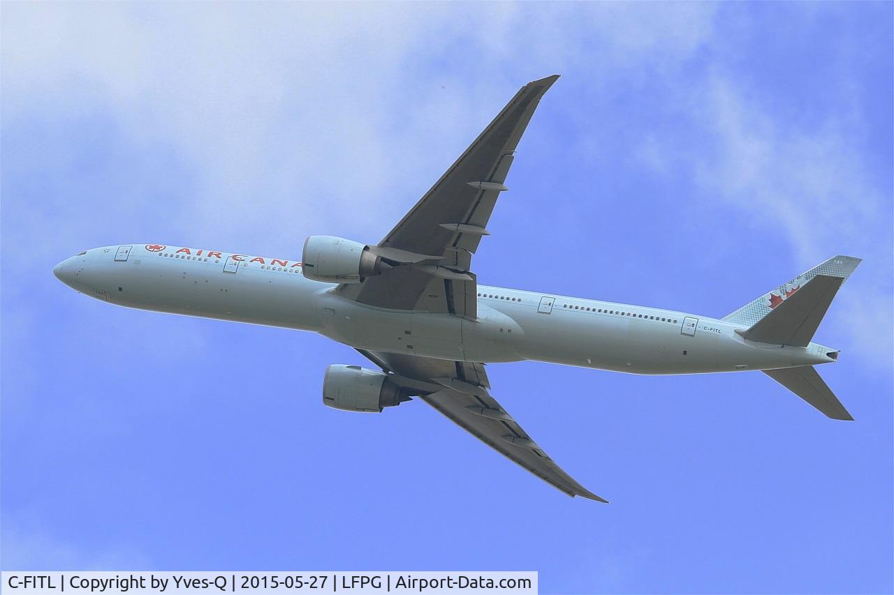 C-FITL, 2007 Boeing 777-333/ER C/N 35256, Boeing 777-333ER, Take off Rwy 27L, Roissy Charles De Gaulle Airport (LFPG-CDG)