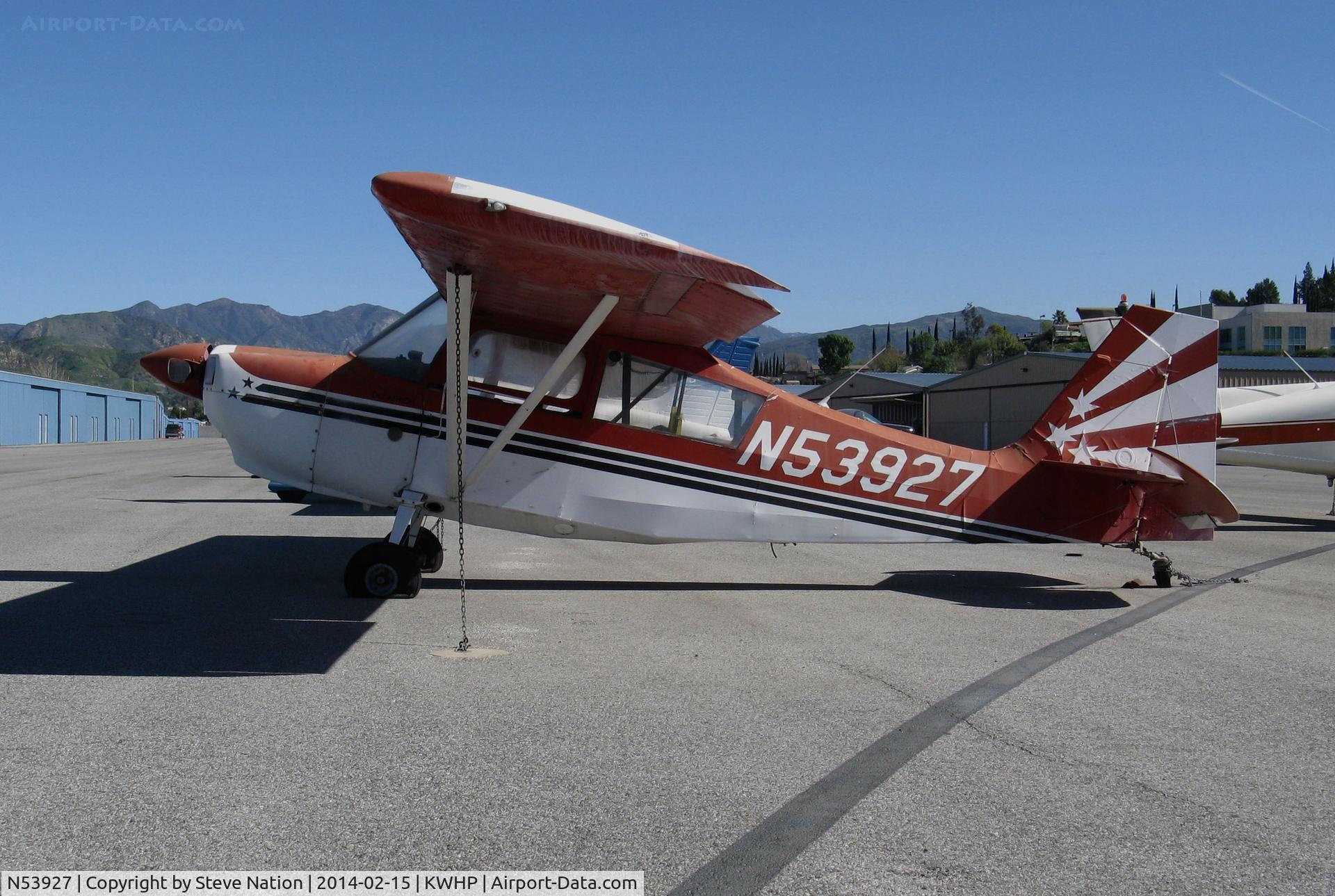 N53927, 1976 Bellanca 8KCAB Decathlon C/N 234-76, Locally-based 1976 Bellanca 8KCAB Decathlon @ Whiteman Airport, Pacoima, CA