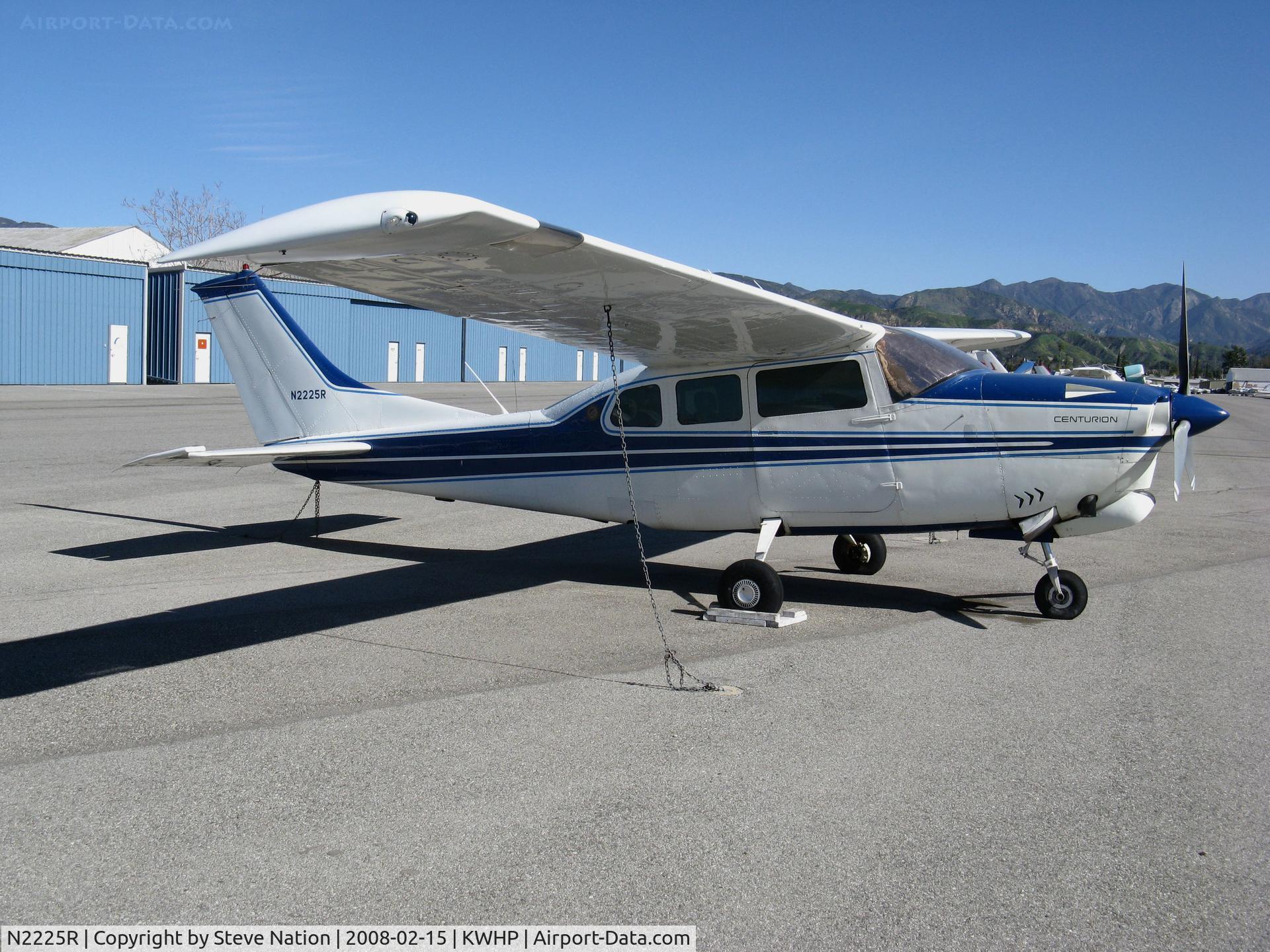 N2225R, 1968 Cessna T210H Turbo Centurion C/N T210-0375, Locally-based 1968 Cessna T210H Centurion @ Whiteman Airport, Pacoima, CA (now registered to owner in Texas)