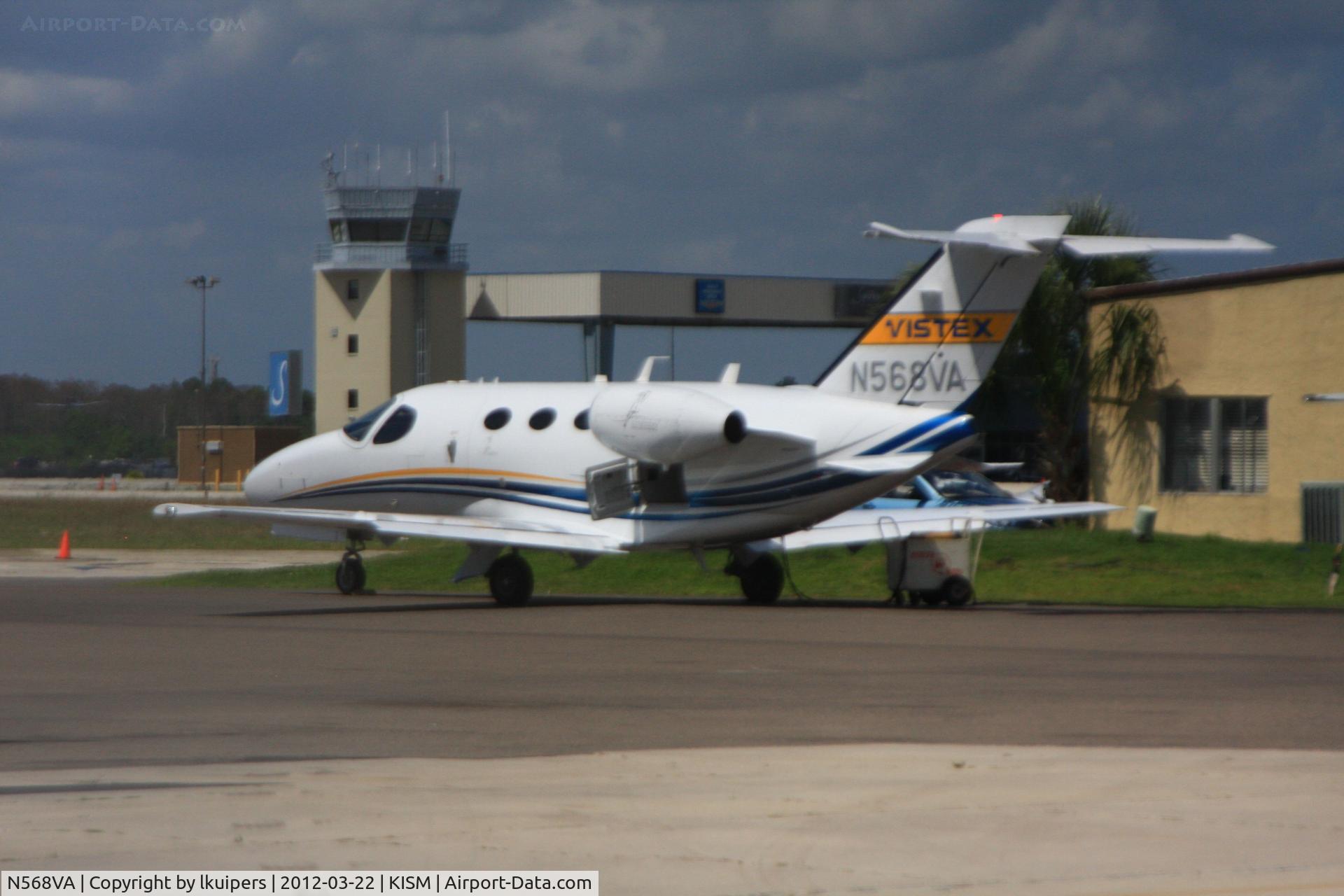 N568VA, 2008 Cessna 510 Citation Mustang C/N 510-0107, At the east side of Kissimmee Airport