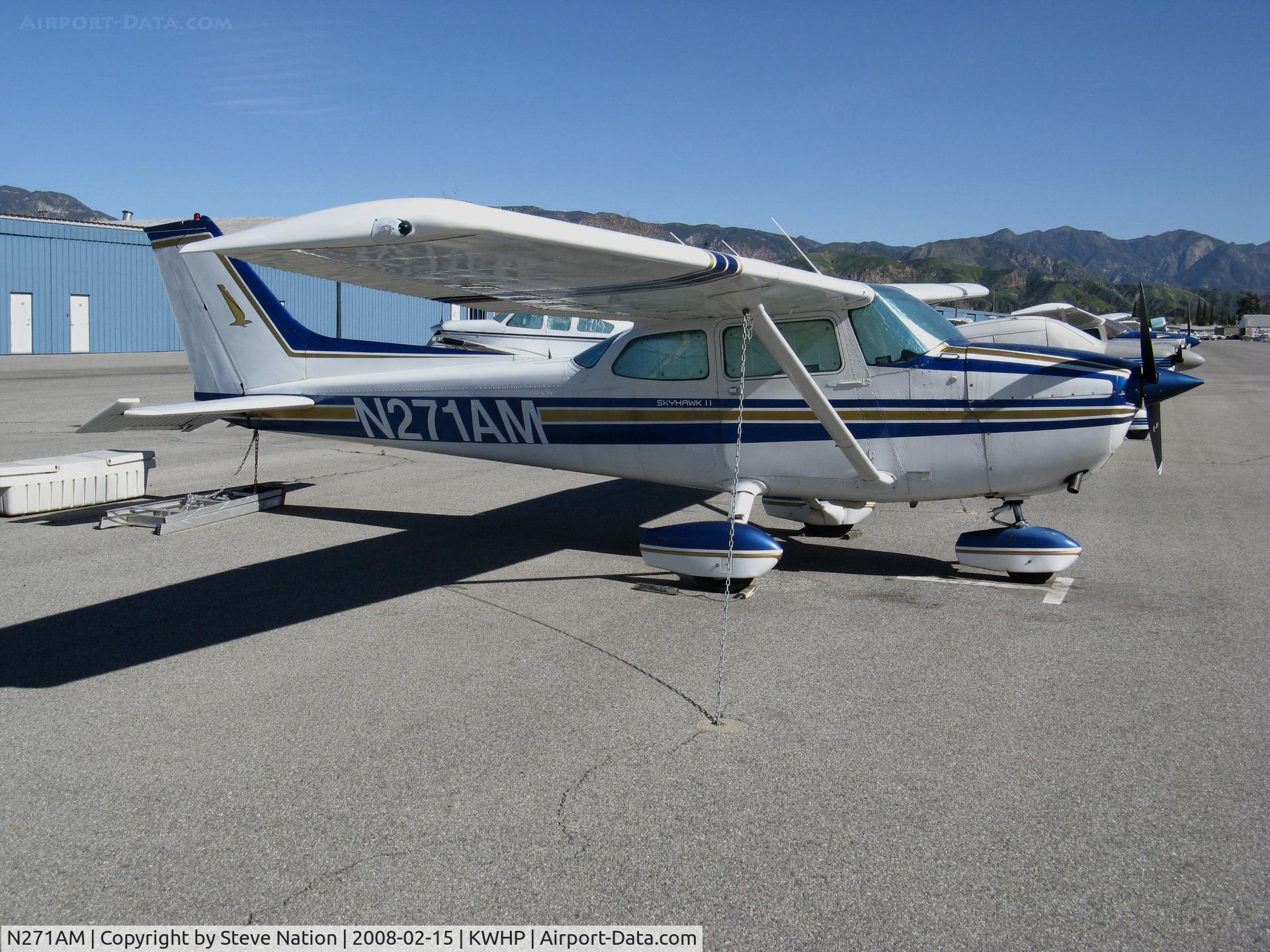 N271AM, 1973 Cessna 172M C/N 17262510, Locally-based 1973 Cessna 172M Skyhawk @ Whiteman Airport, Pacoima, CA