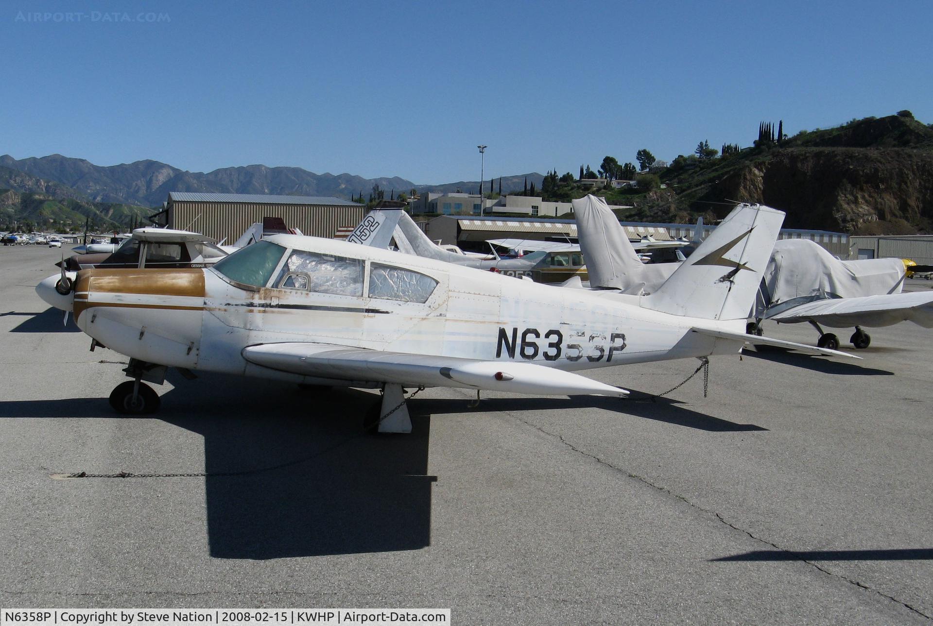 N6358P, 1960 Piper PA-24 C/N 24-1468, Locally-based 1960 PA-24 Comanche @ Whiteman Airport, Pacoima, CA (registration confirmed)