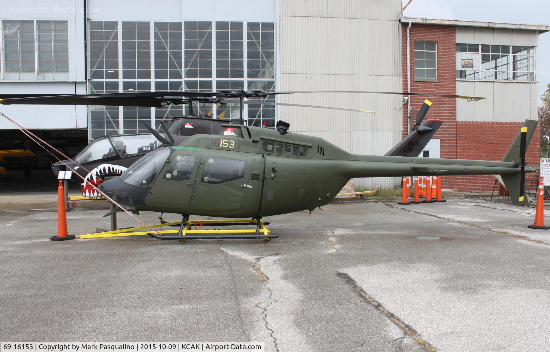 69-16153, 1969 Bell OH-58A Kiowa C/N 40374, Bell OH-58A