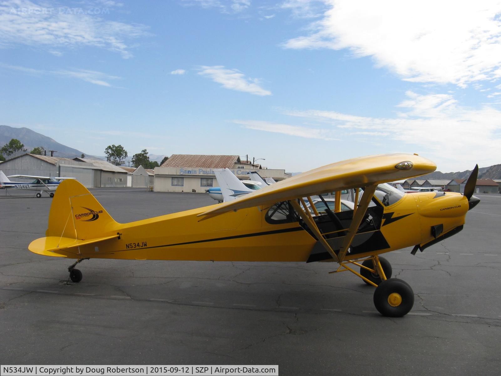 N534JW, 2015 Cub Crafters CC11-160 Carbon Cub SS C/N CC11-00381, 2015 CUBCRAFTERS CC11-160, TITAN OX-340CC 160 Hp for takeoff, less Hp continuous, New model. This engine lighter than the previous derated Lycoming O-360. S-LSA registration.