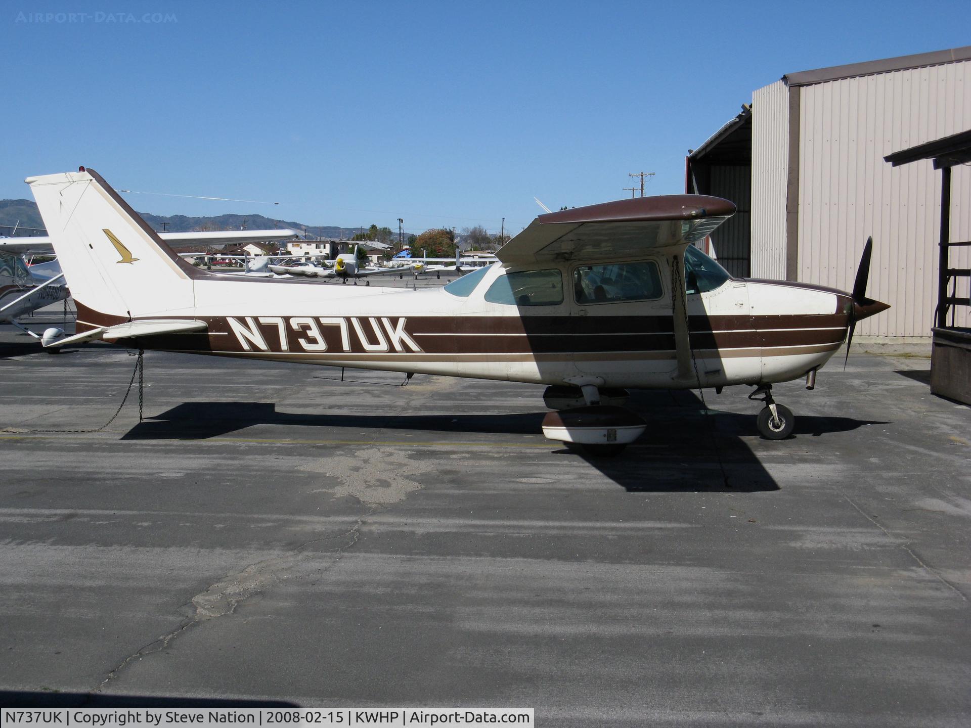 N737UK, 1977 Cessna 172N C/N 17269684, Sun Quest 1977 Cessna 172N Skyhawk @ Whiteman Airport, Pacoima, CA home base