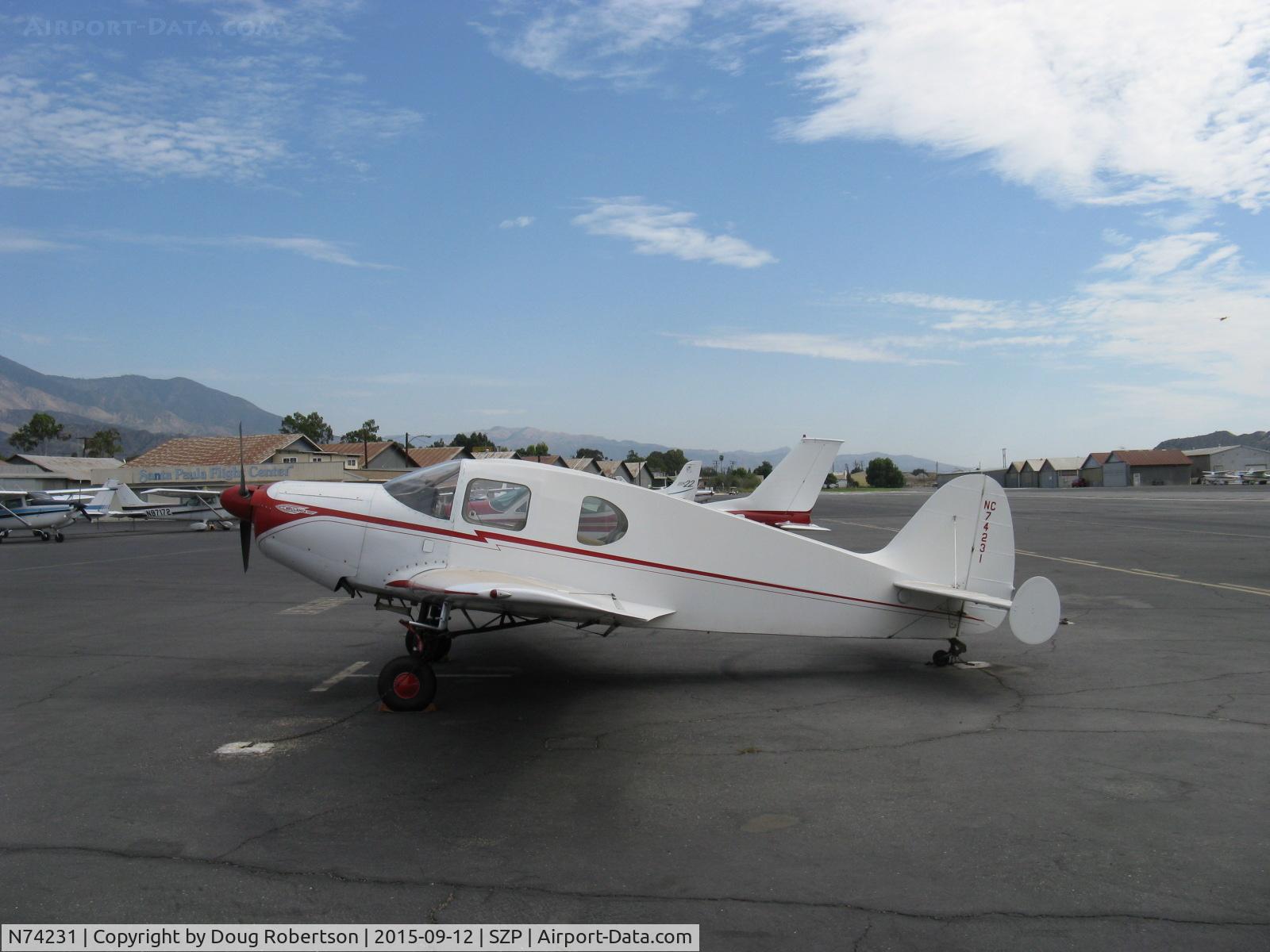 N74231, 1946 Bellanca 14-13 Cruisair Senior C/N 1344, 1946 Bellanca 14-13 CRUSAIR, Franklin 6AG335 geared 220 Hp upgrade, retractable landing gear