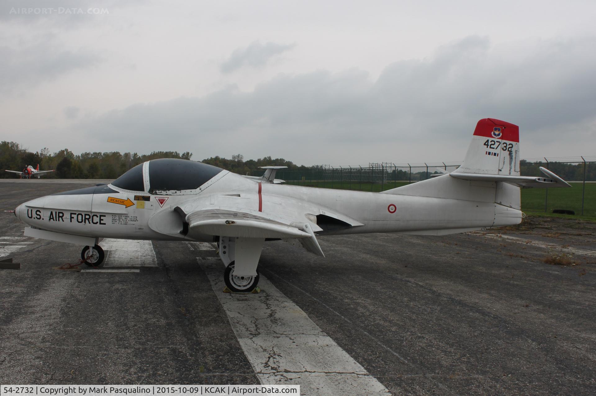 54-2732, 1954 Cessna T-37B Tweety Bird C/N 40008, Cessna T-37B