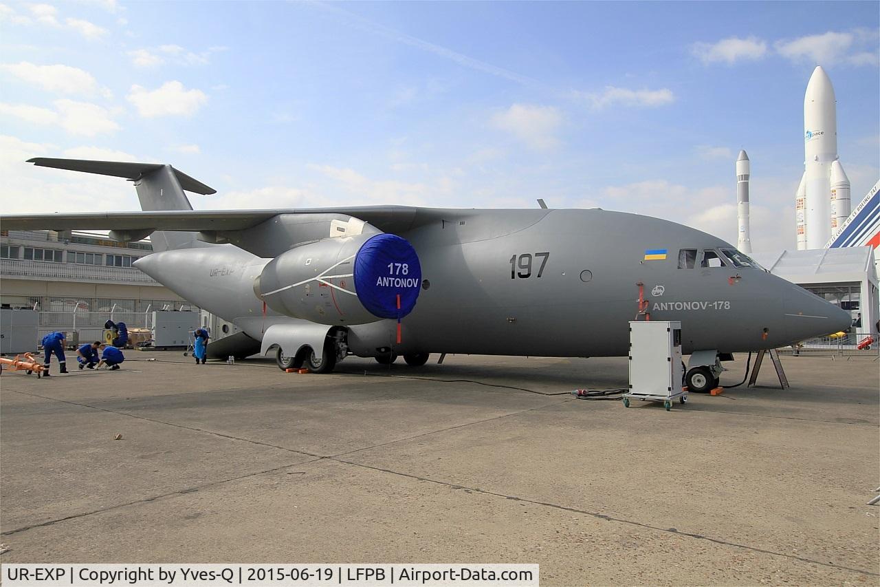 UR-EXP, 2015 Antonov An-178 C/N 178/01-01, Antonov An-178, Static display, Paris-Le Bourget (LFPB-LBG) Air show 2015