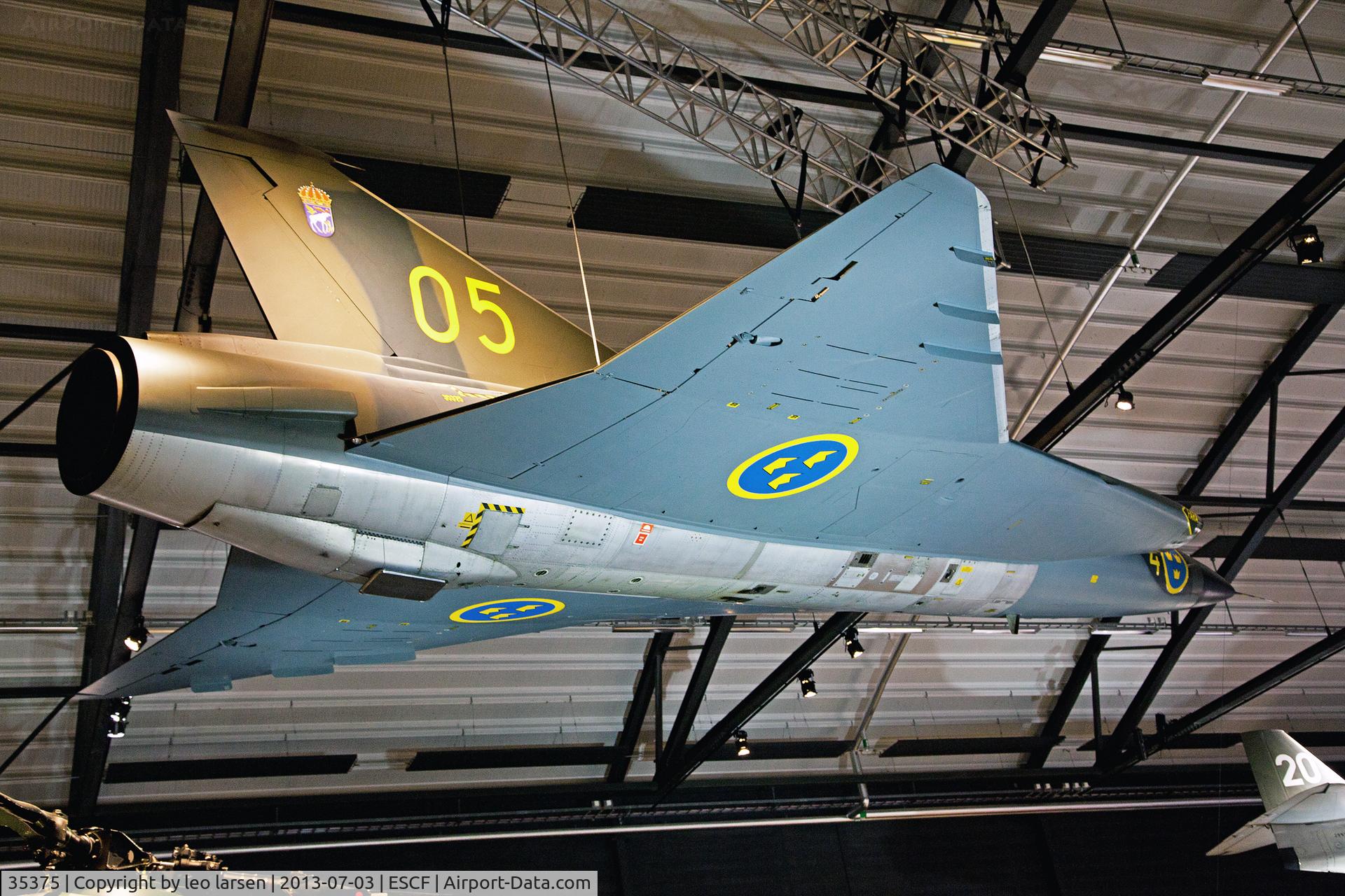 35375, Saab J-35D Draken C/N 35-375, Flygvapen Museum Linköping 3.7.13